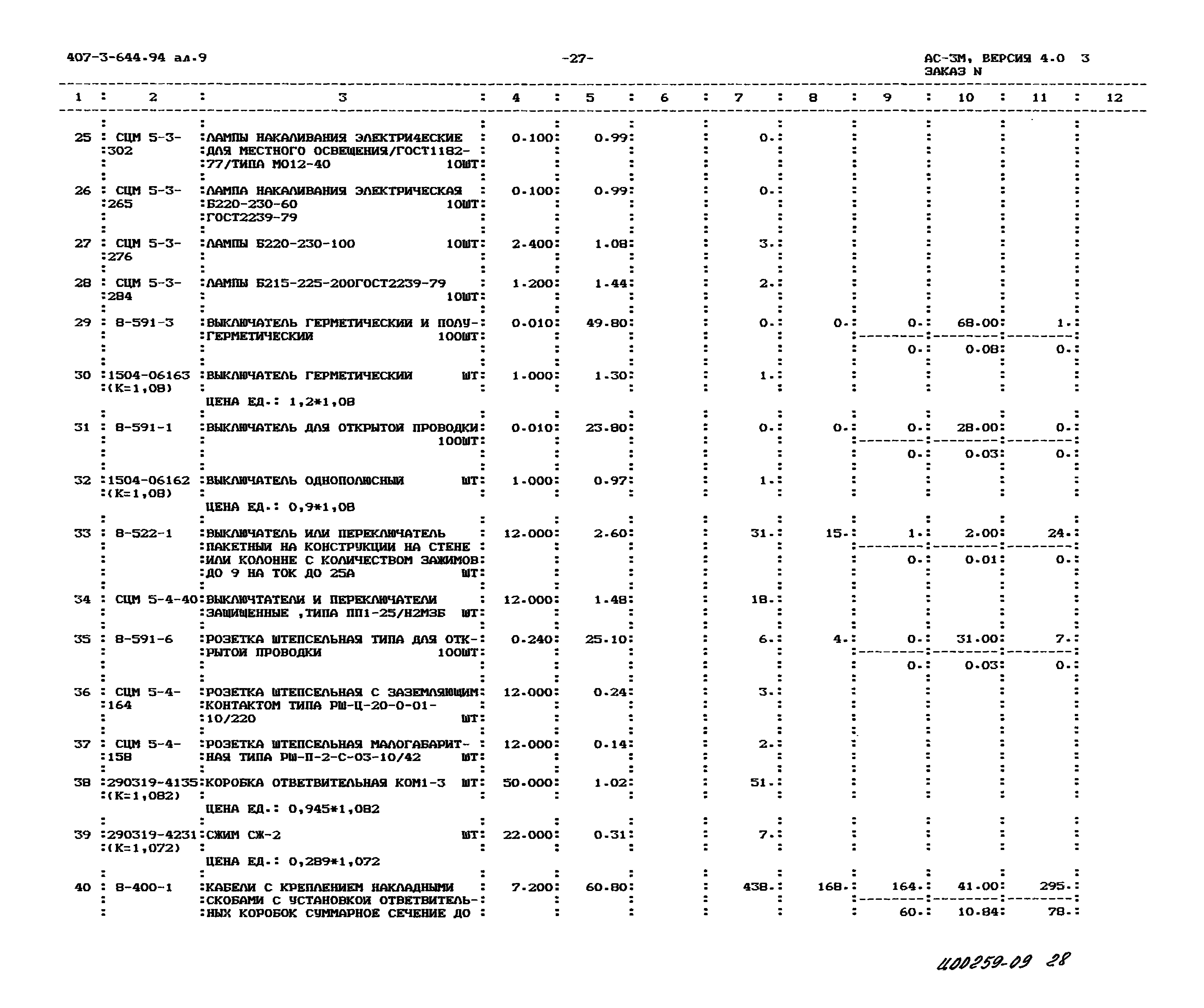 Типовой проект 407-3-644.94