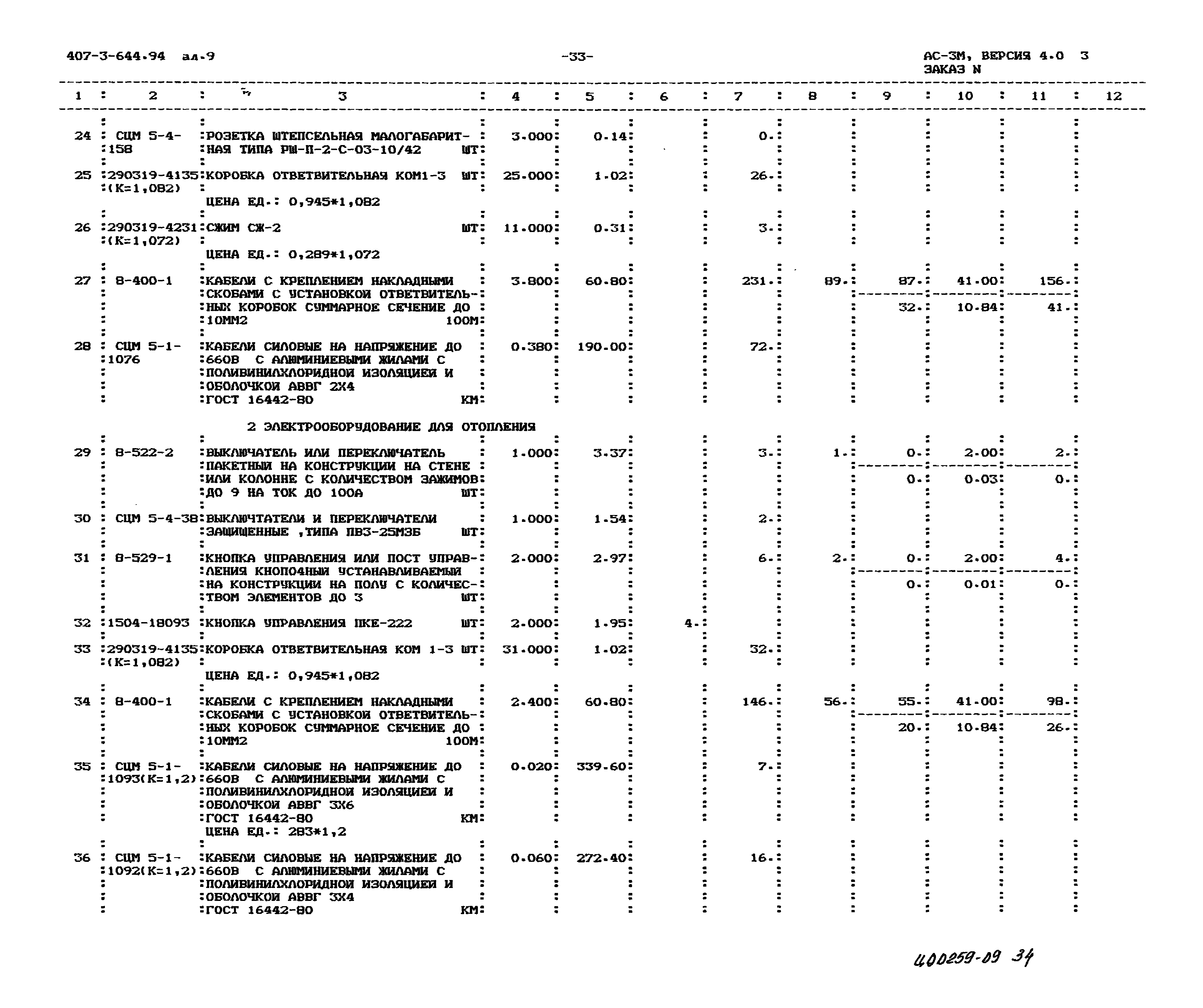 Типовой проект 407-3-644.94