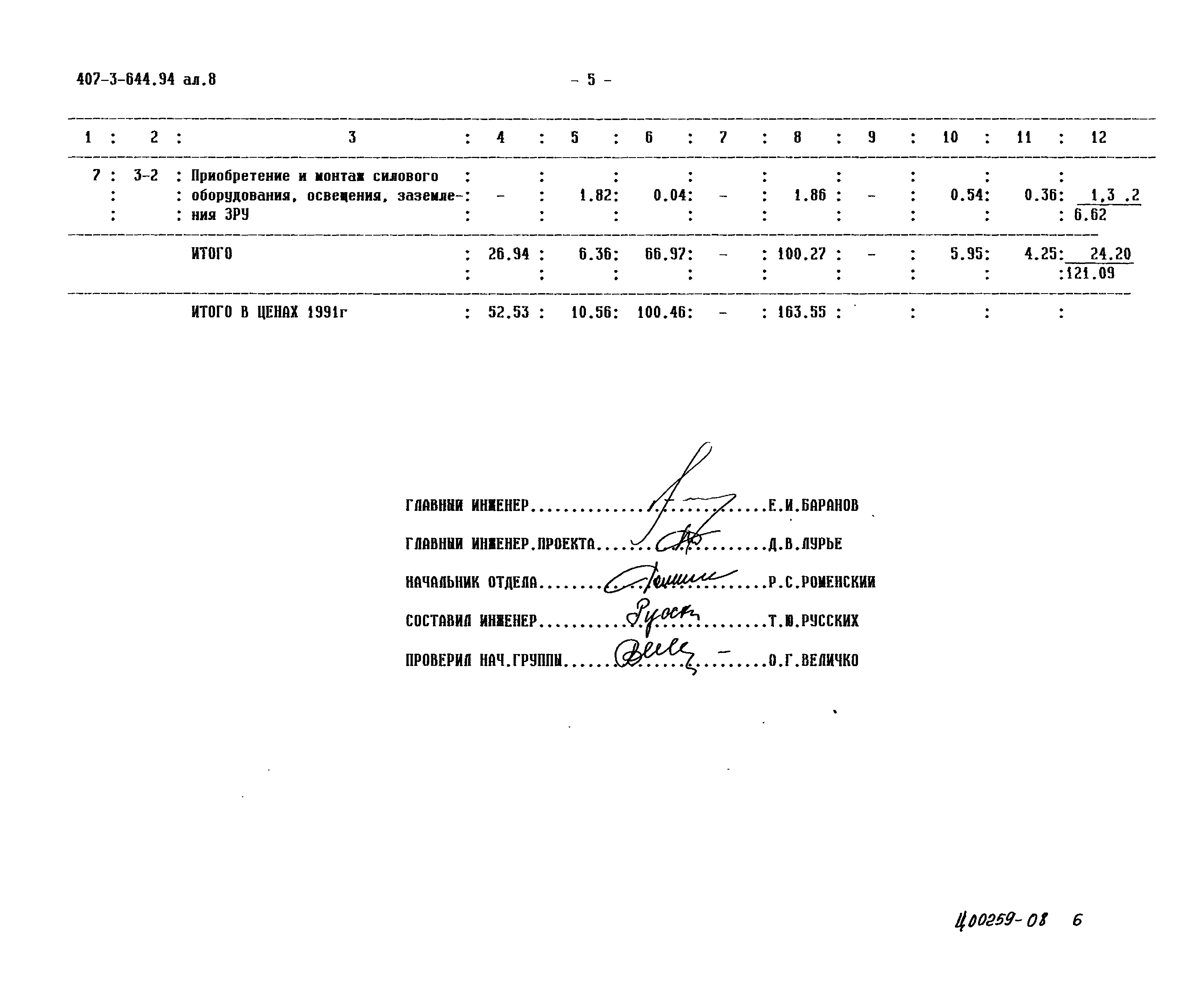 Типовой проект 407-3-644.94