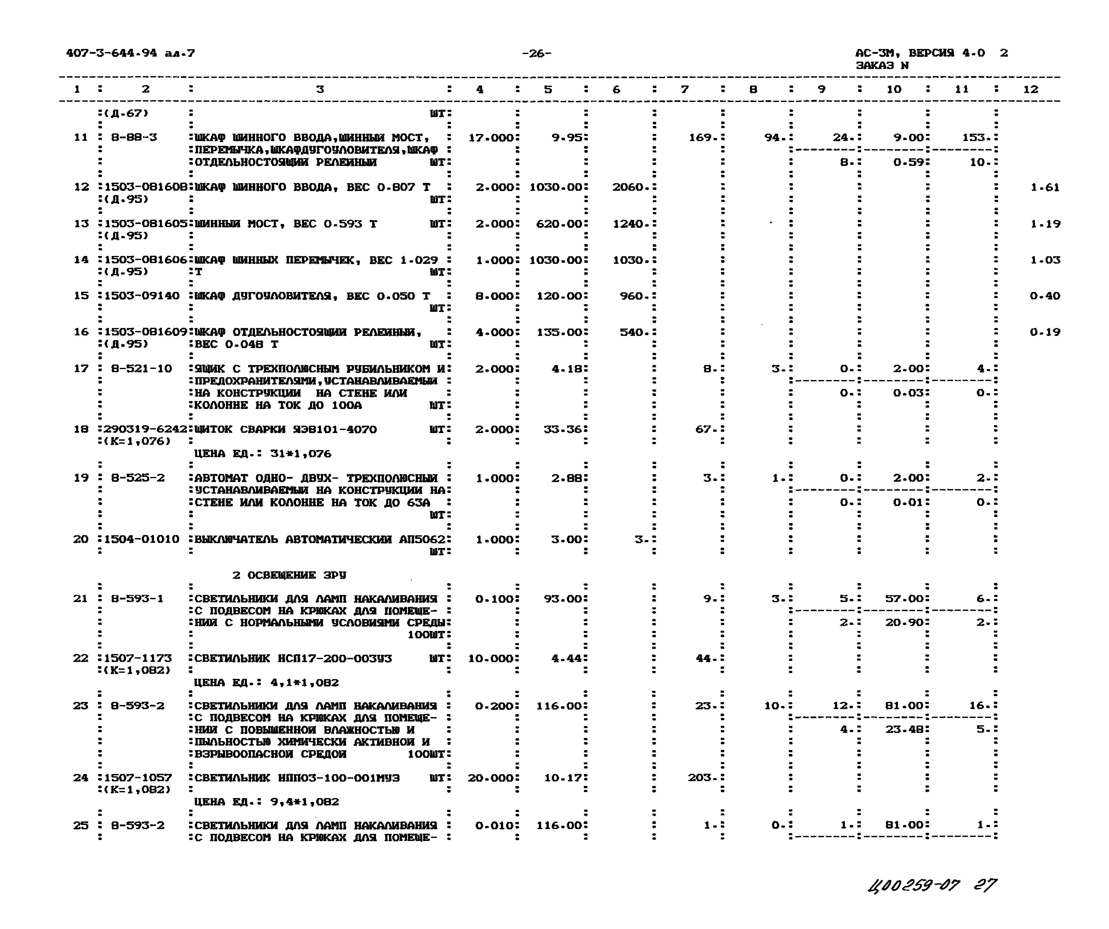 Типовой проект 407-3-644.94