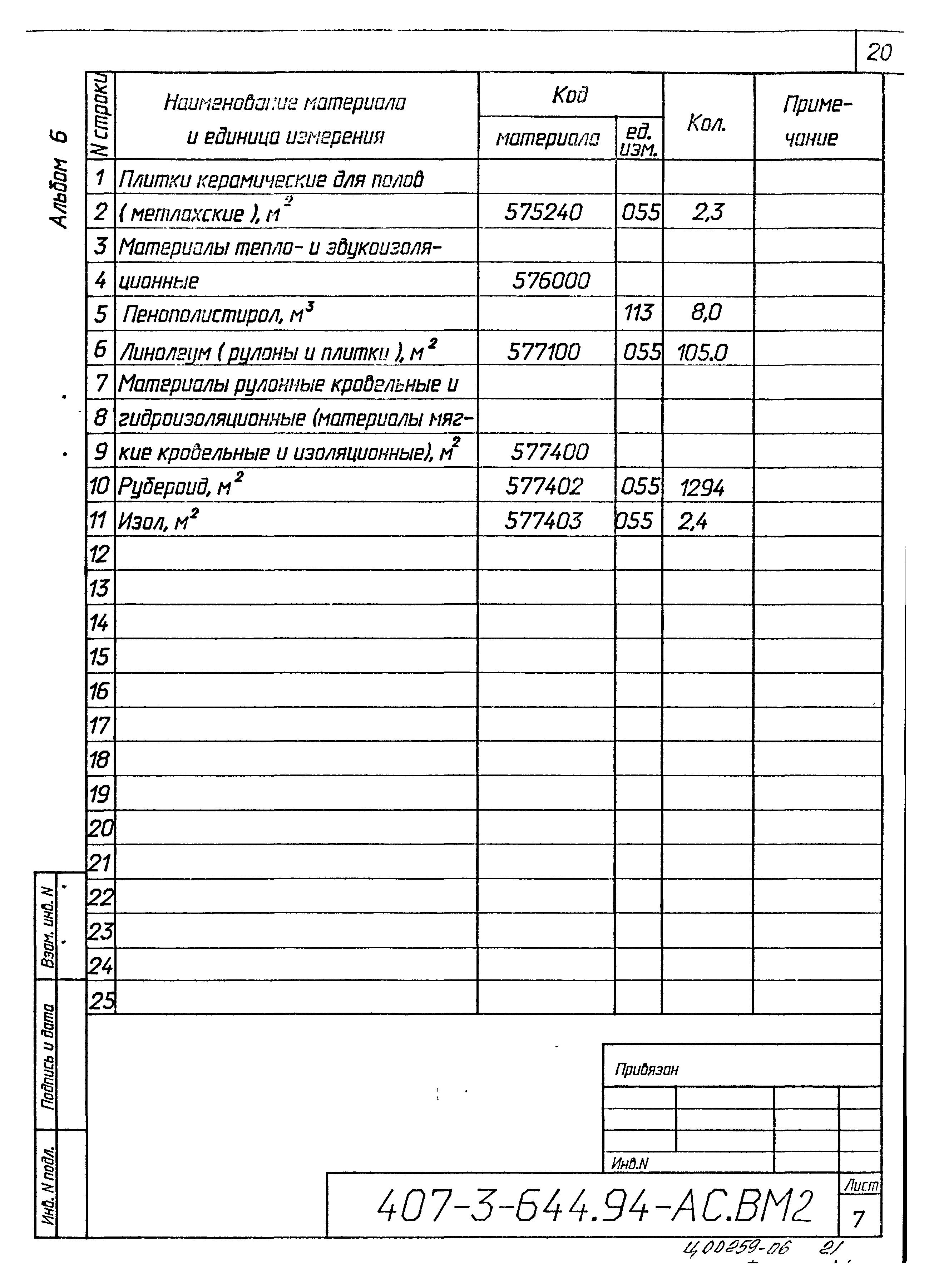 Типовой проект 407-3-644.94