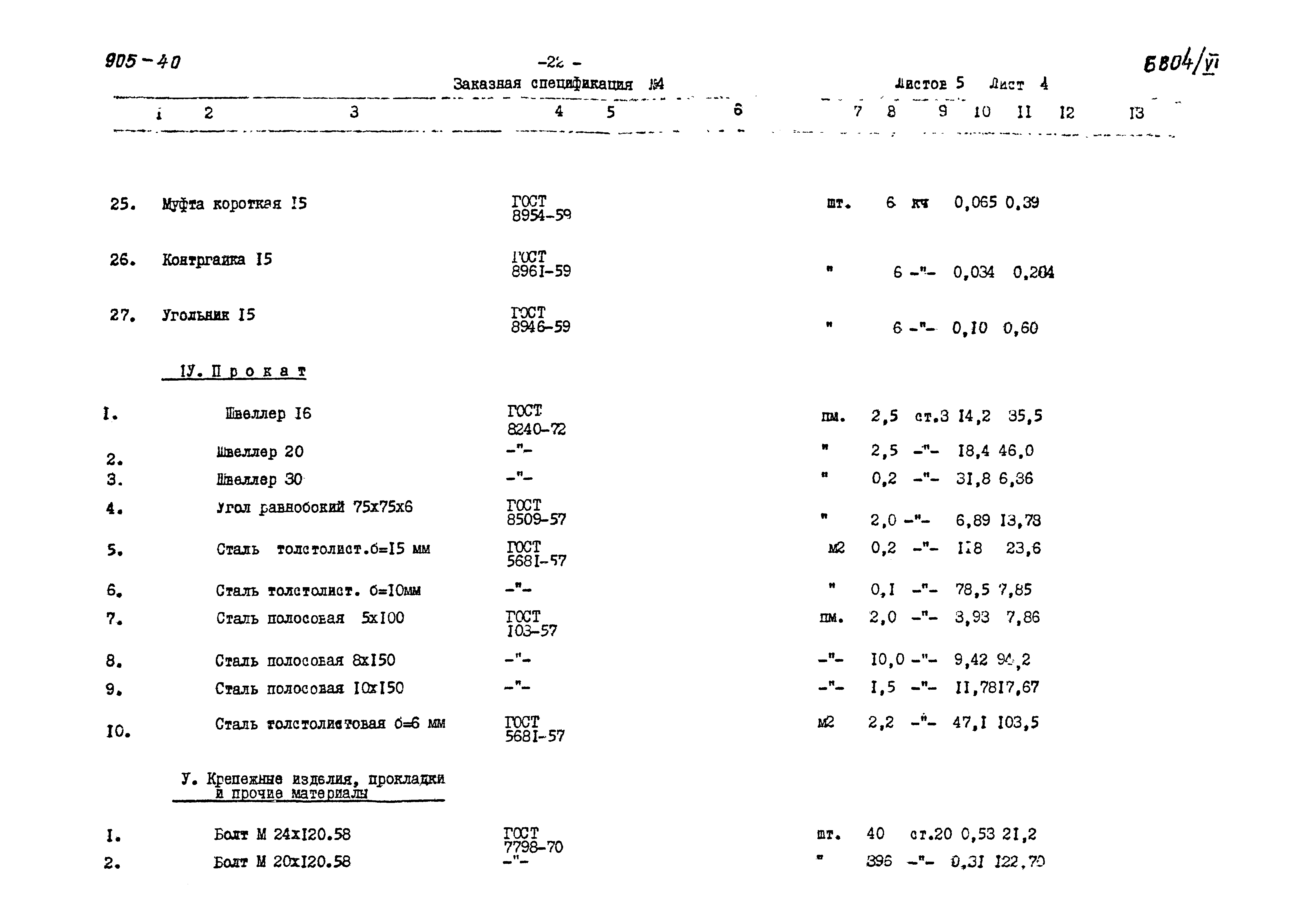 Типовой проект 905-40