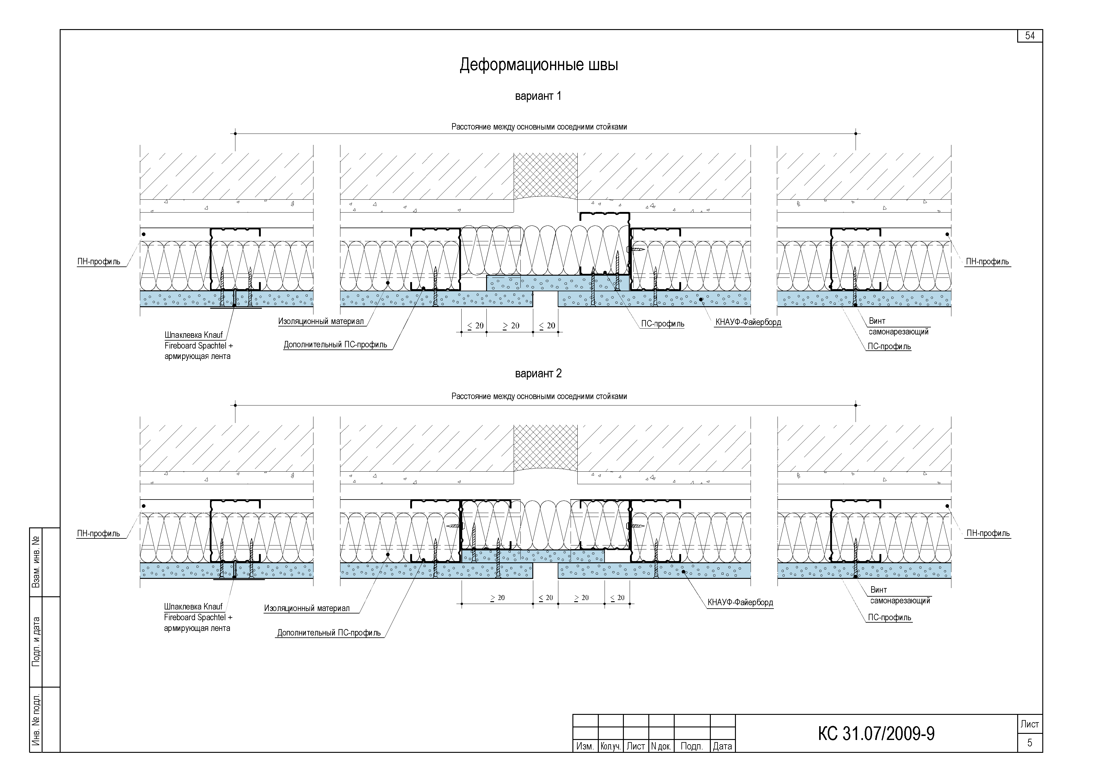 Шифр КС 31.07/2009