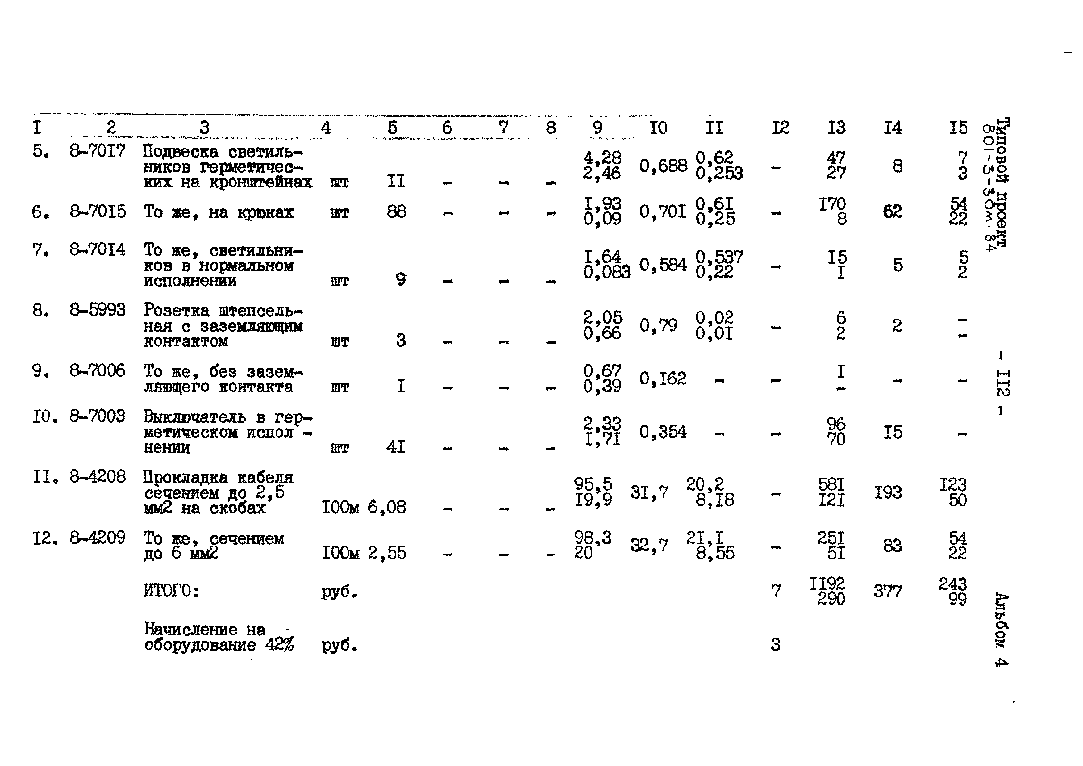 Типовой проект 801-3-30м.84