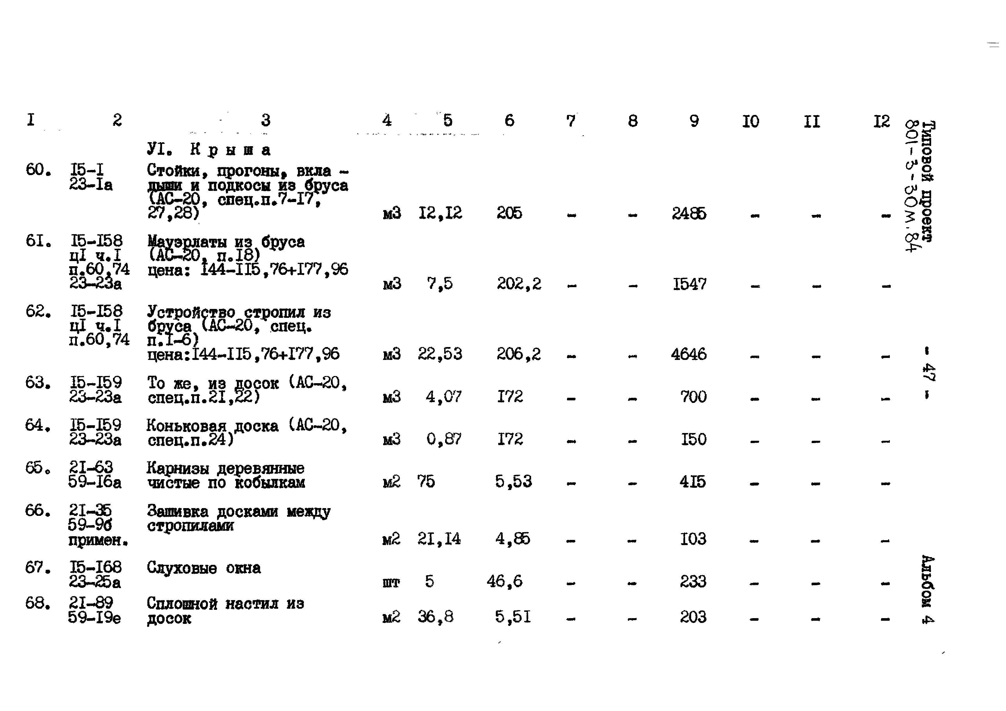 Типовой проект 801-3-30м.84