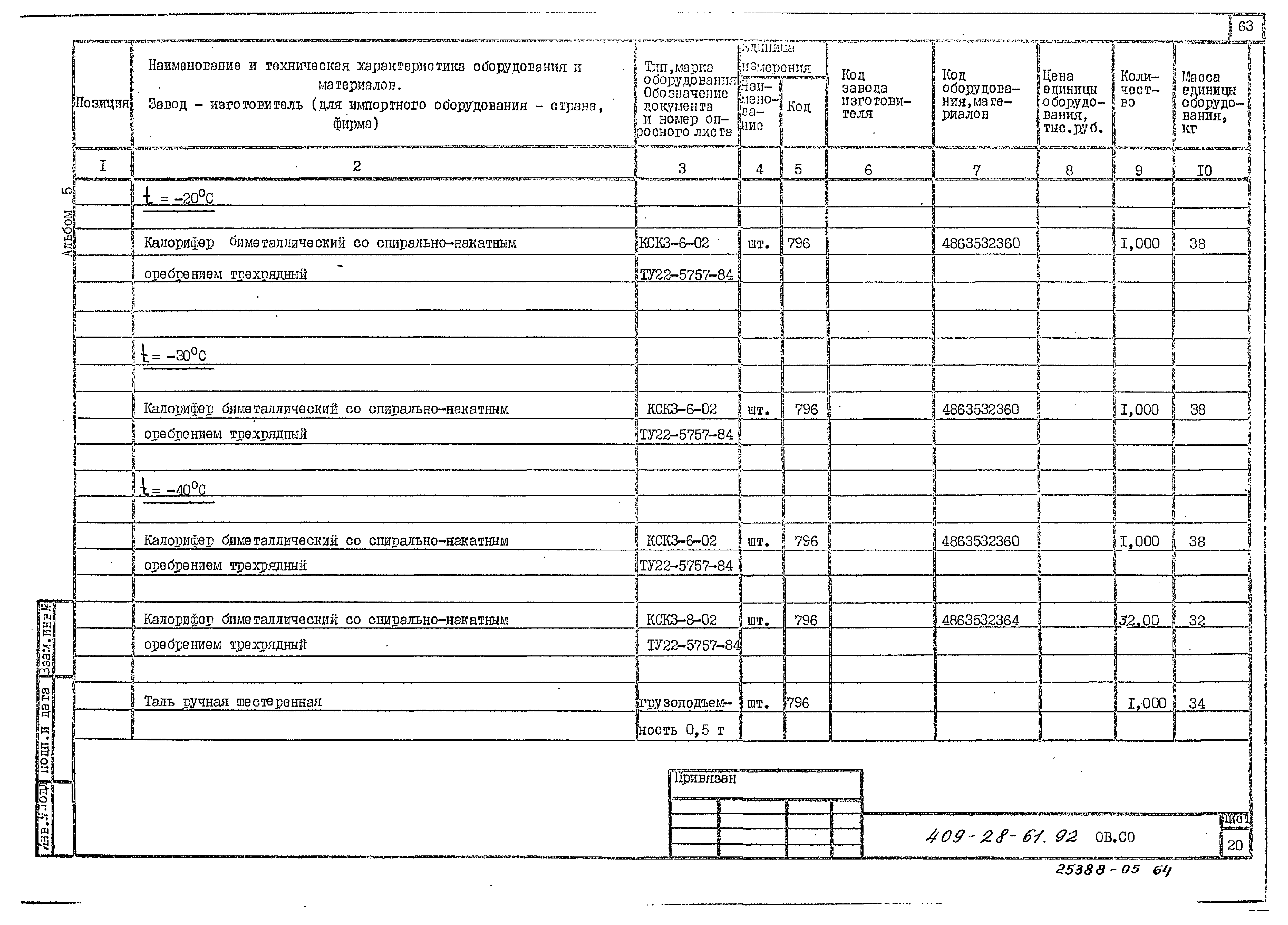 Типовой проект 409-28-61.92