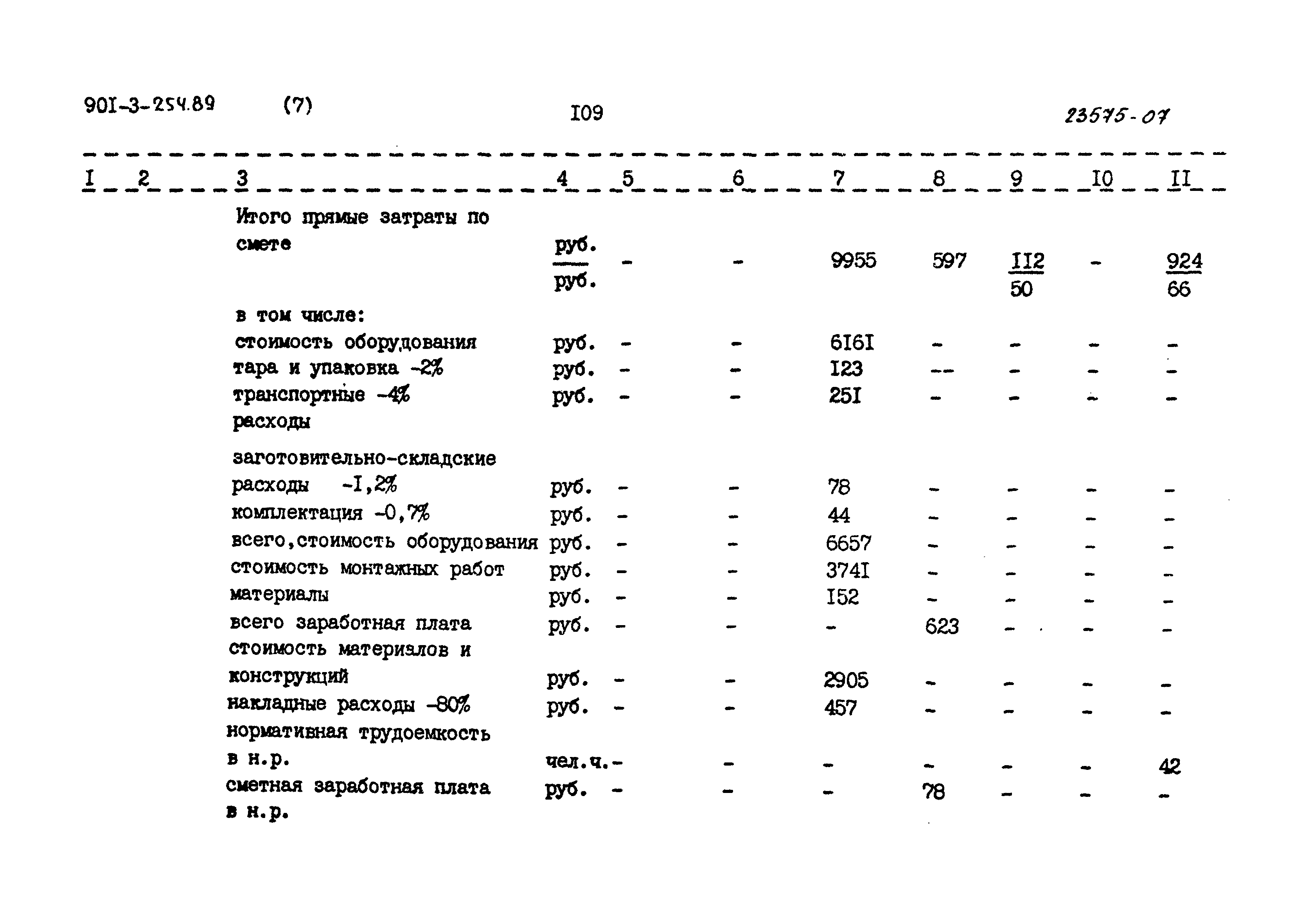 Типовой проект 901-3-254.89