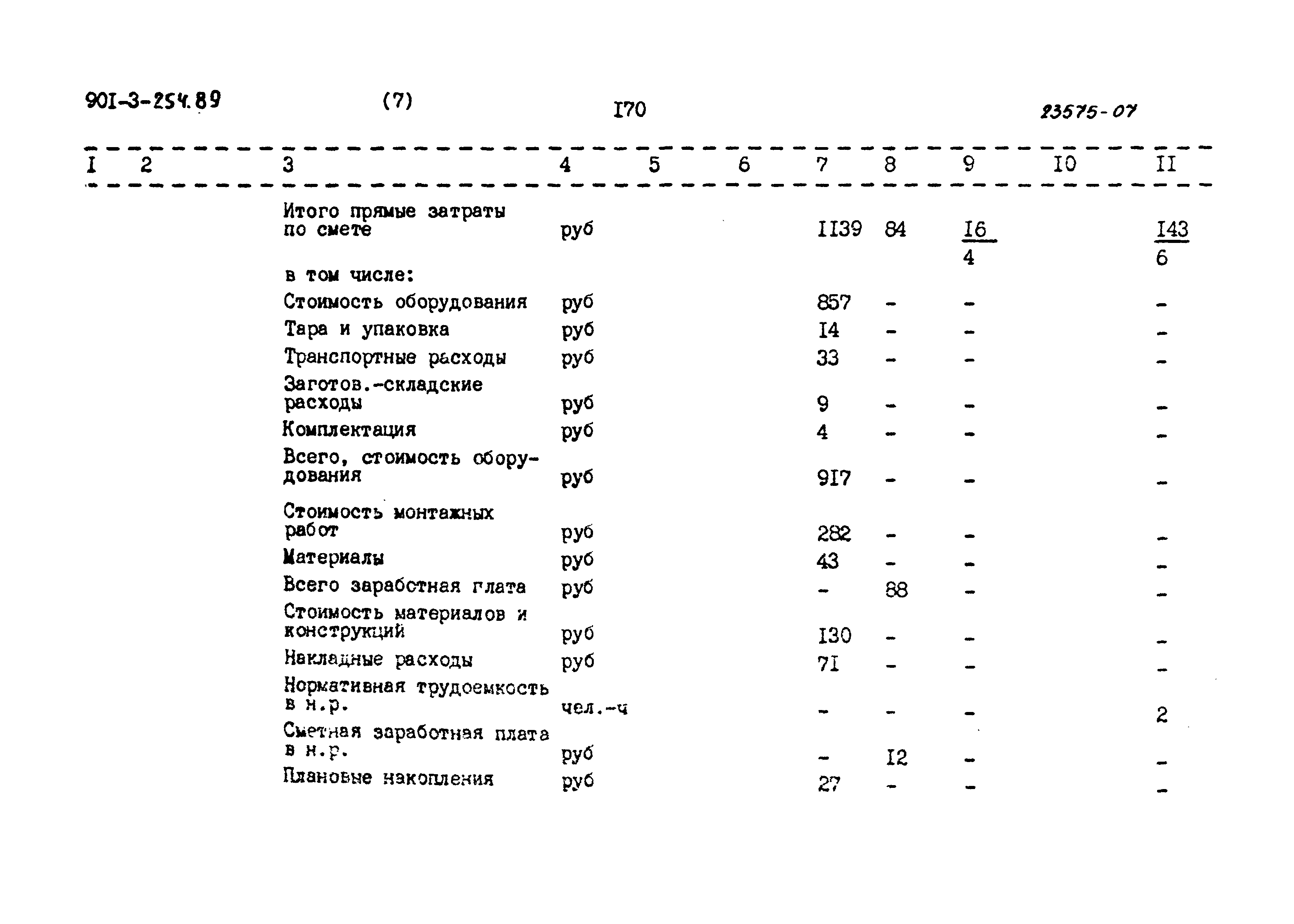 Типовой проект 901-3-254.89