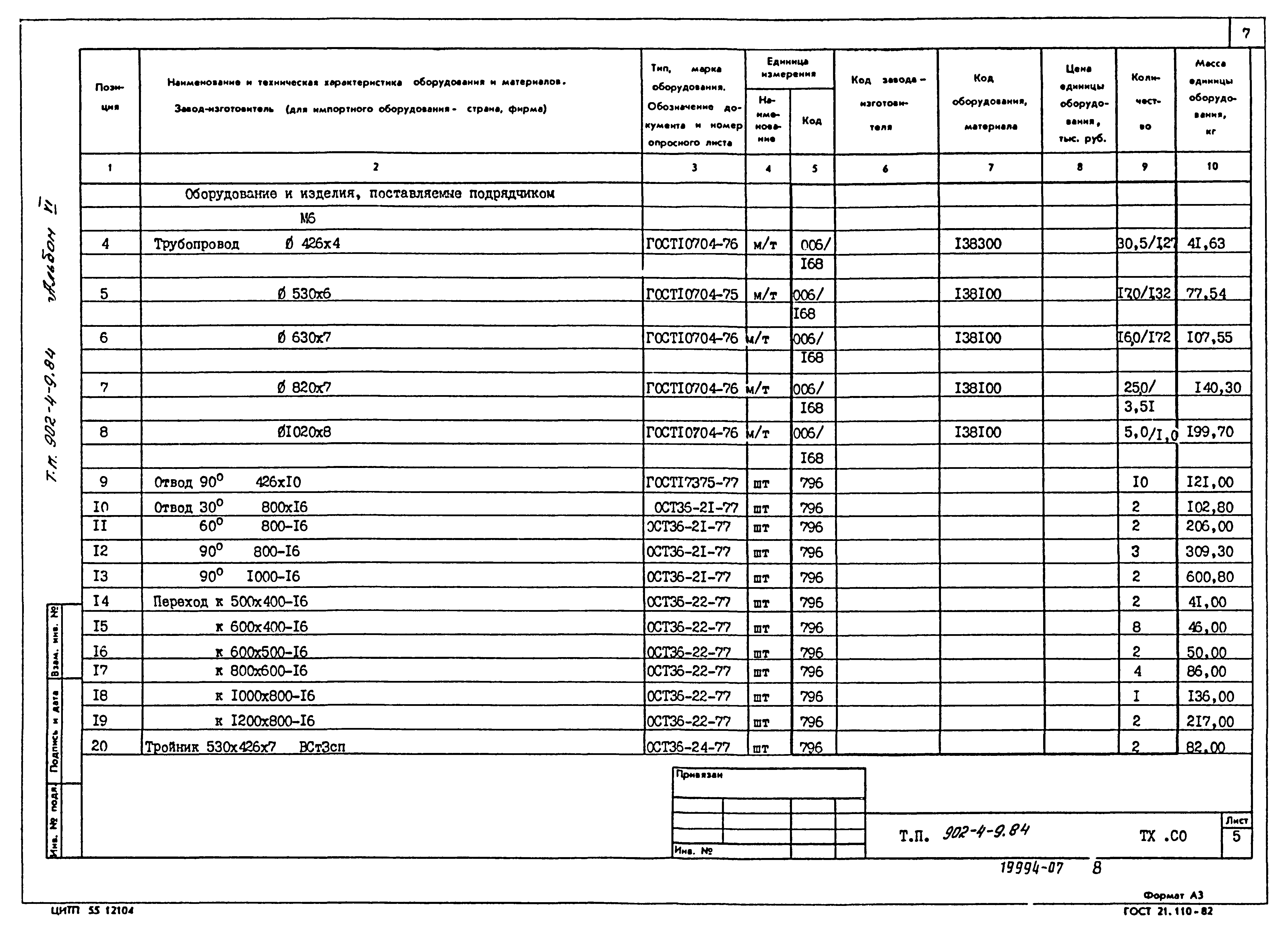 Типовой проект 902-4-9.84