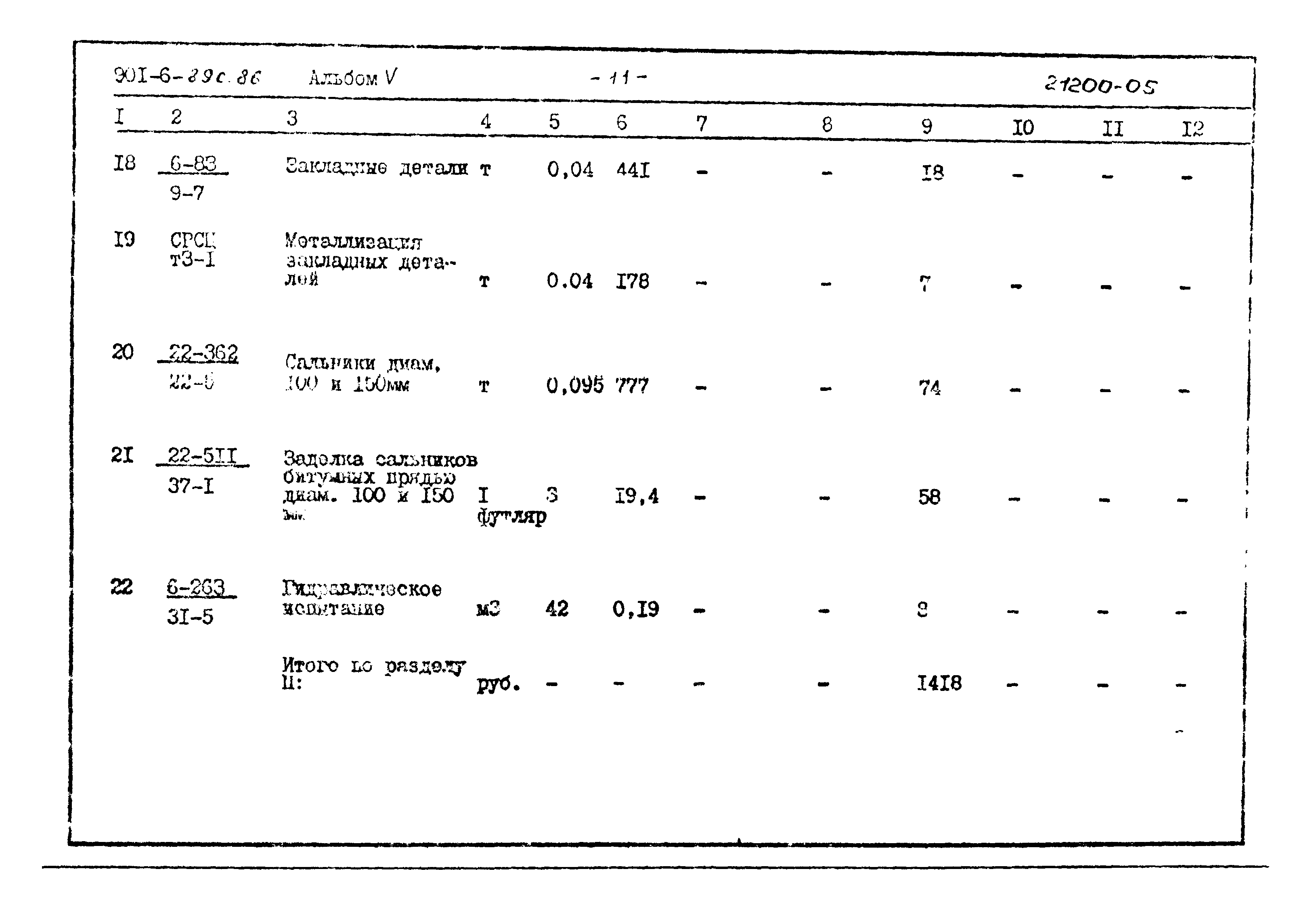 Типовой проект 901-6-89с.86