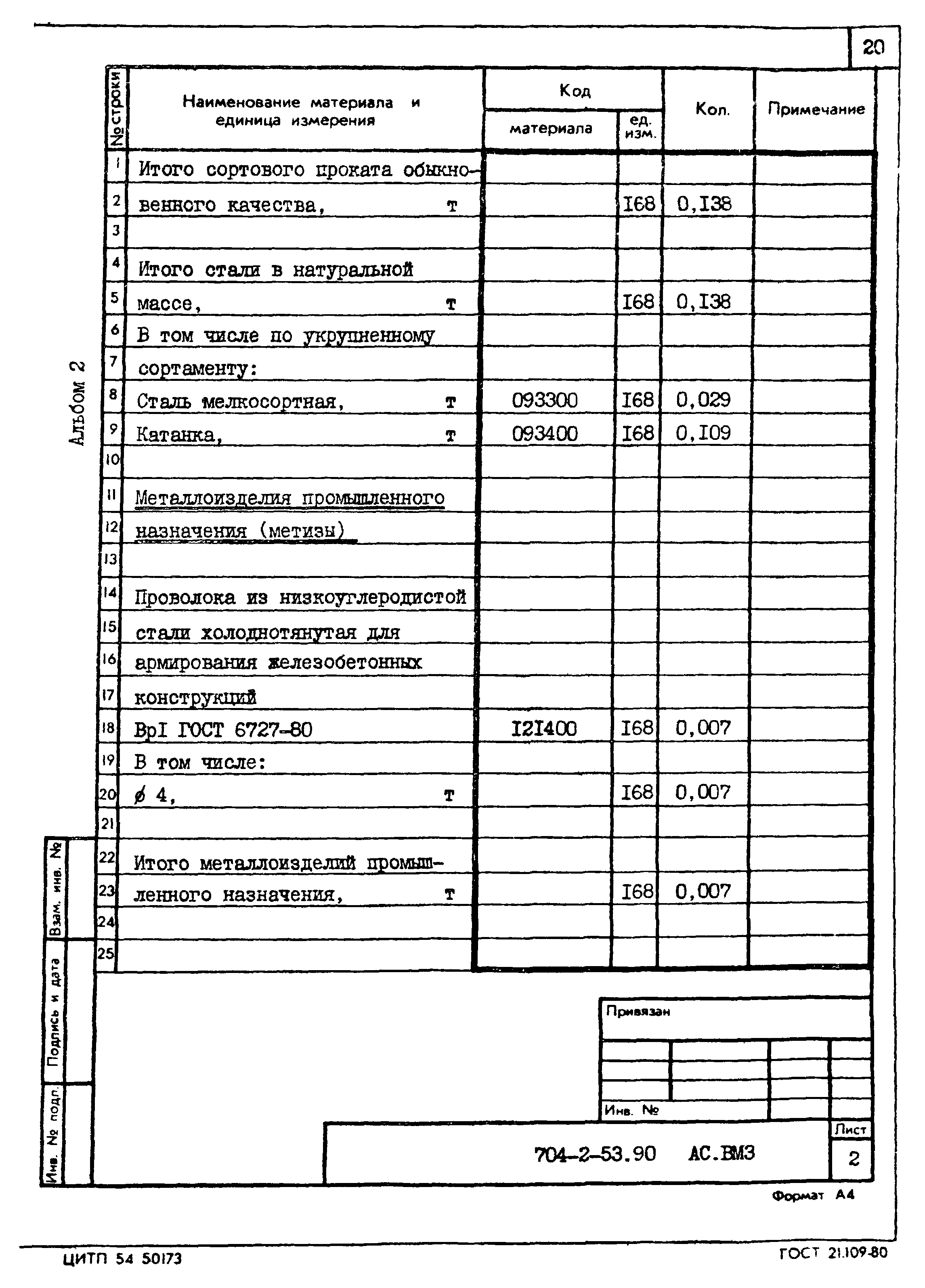 Типовой проект 704-2-53.90