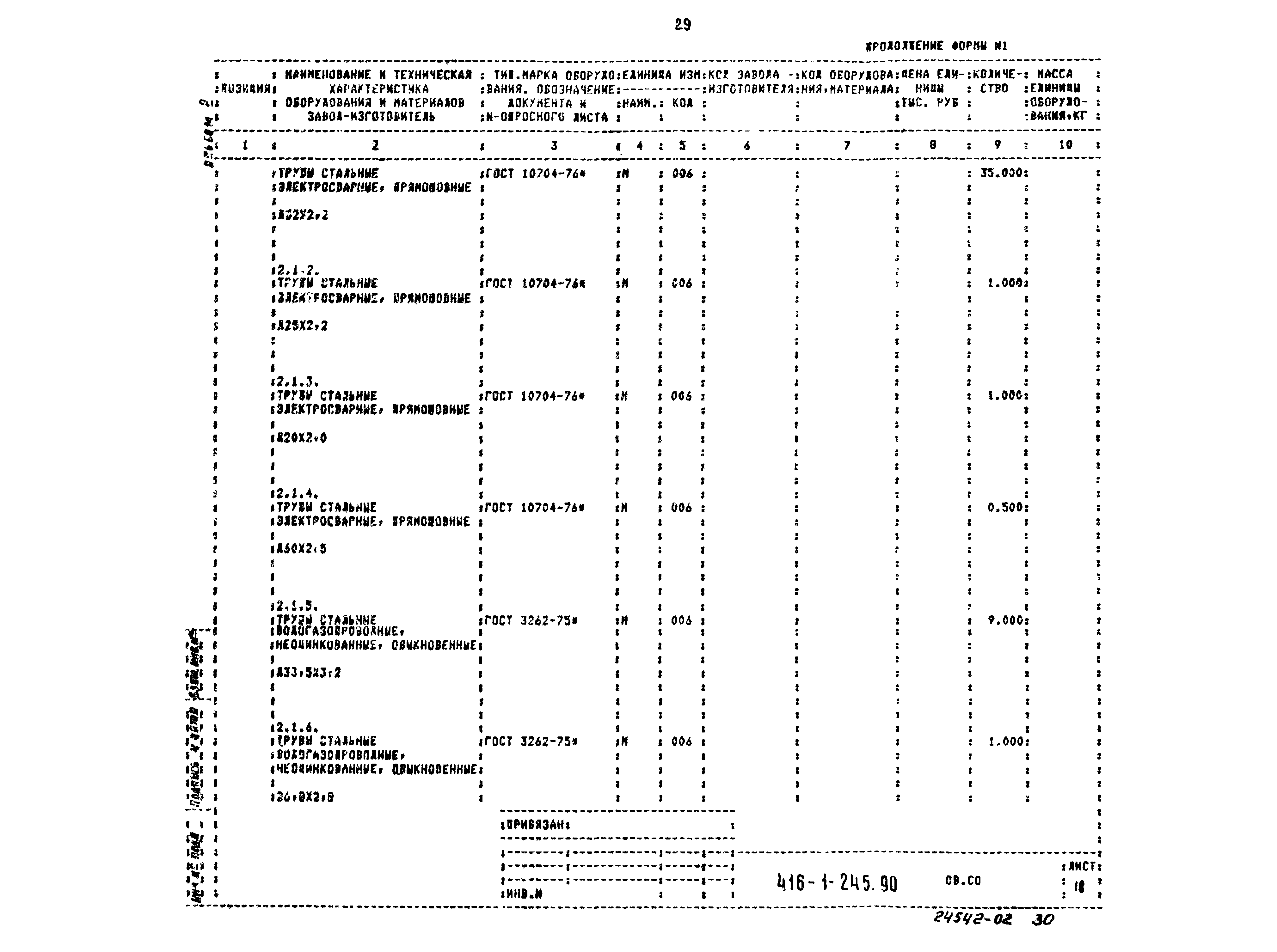 Типовой проект 416-1-245.90