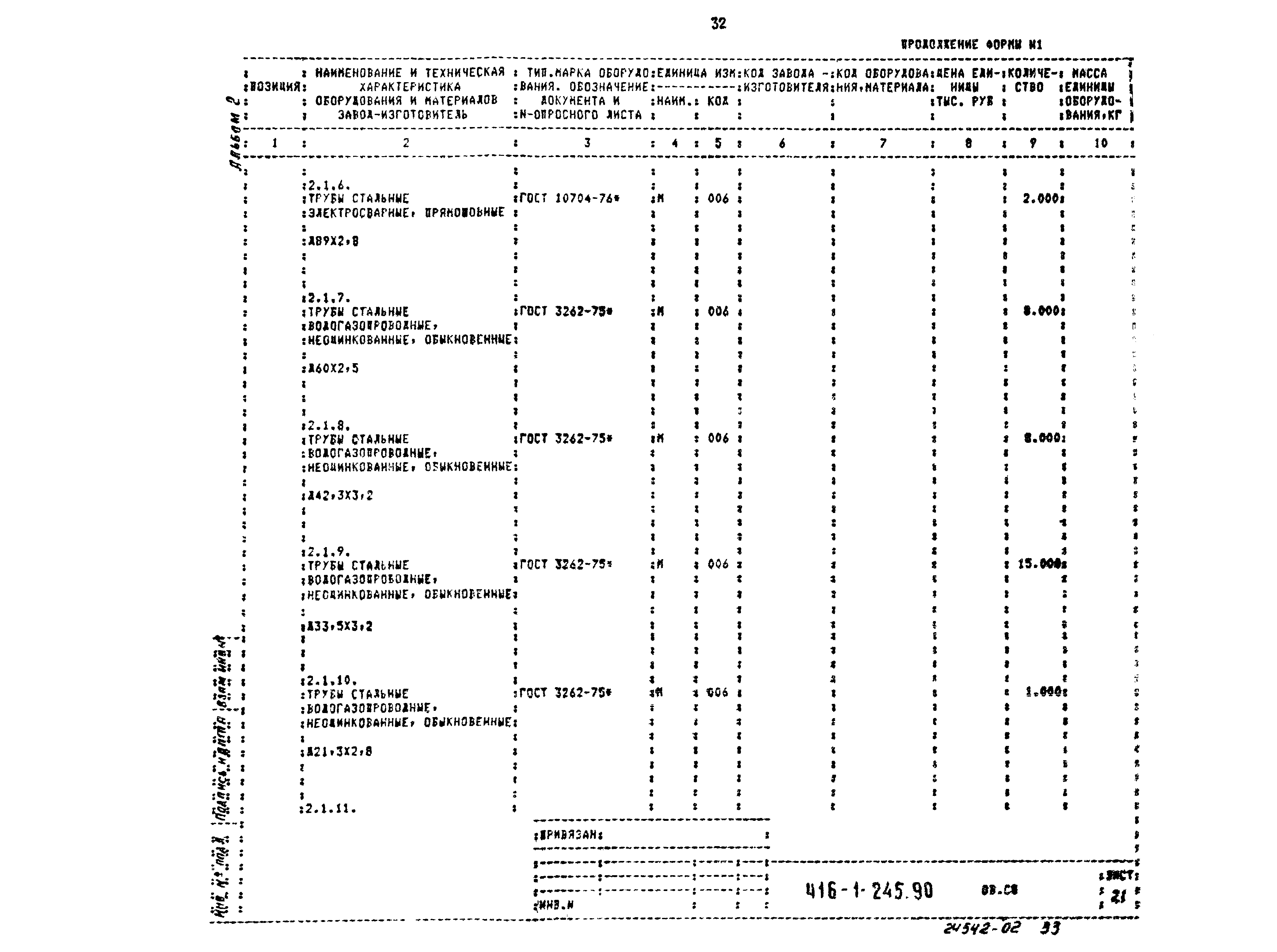 Типовой проект 416-1-245.90