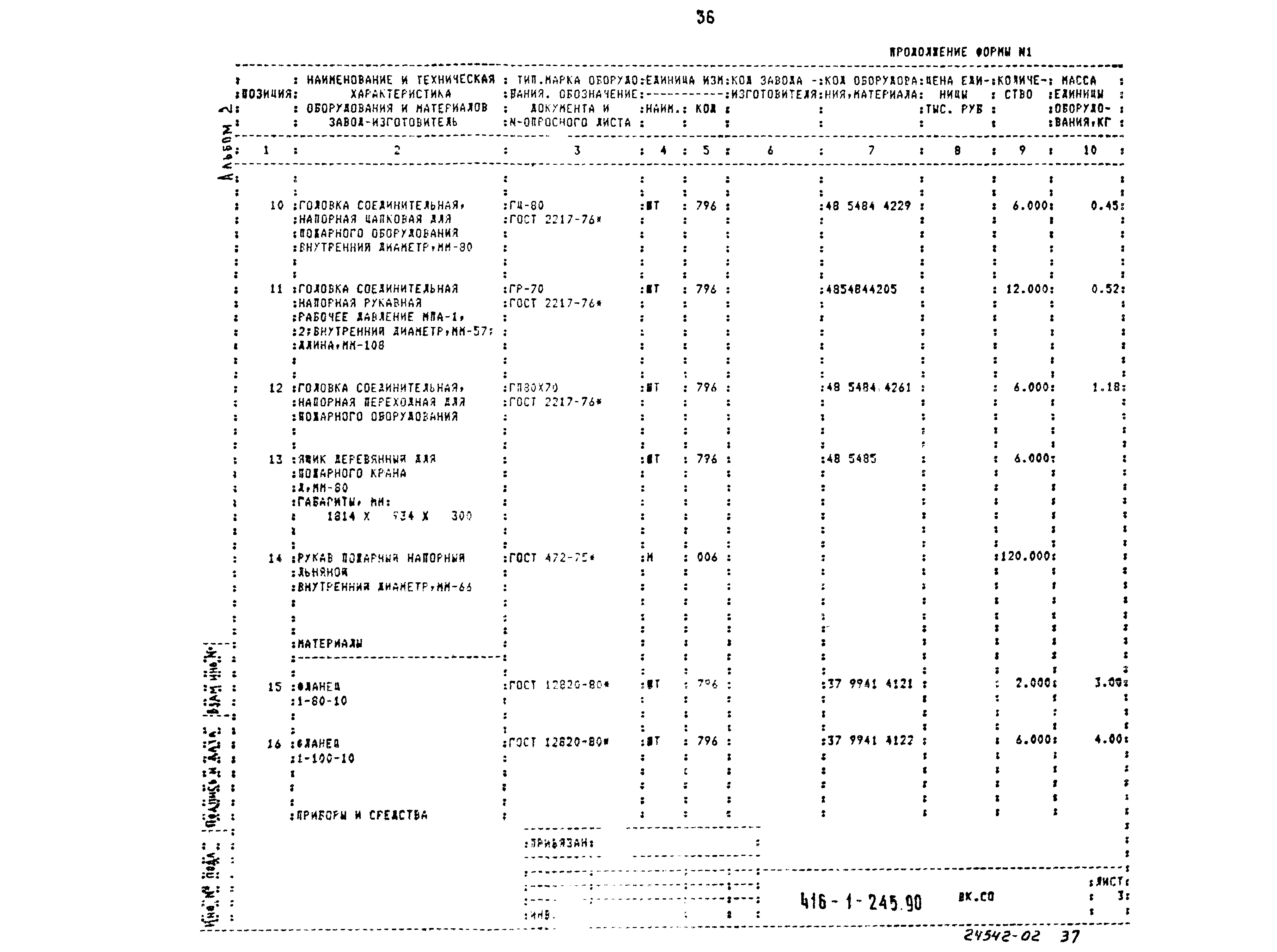 Типовой проект 416-1-245.90