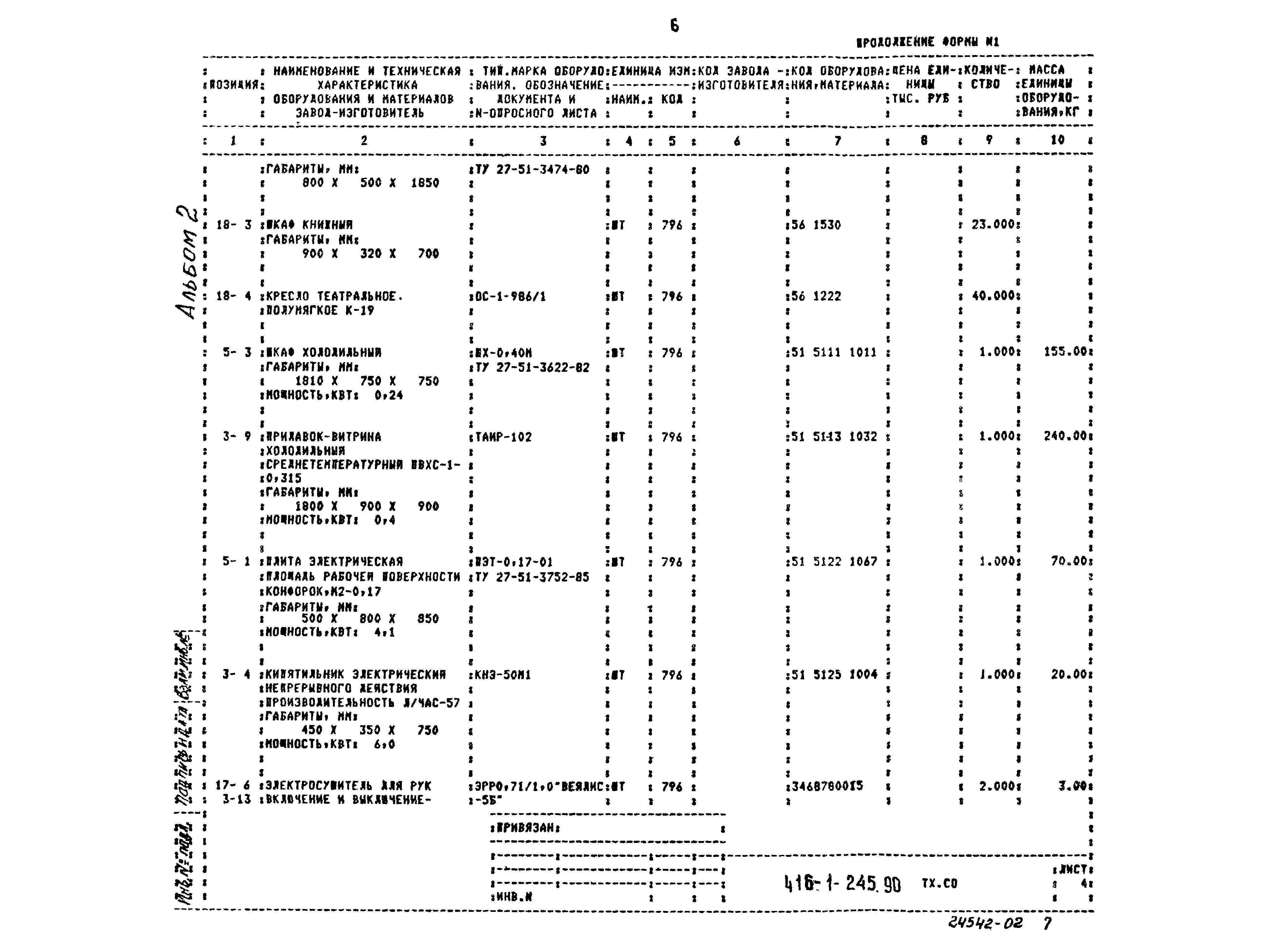 Типовой проект 416-1-245.90