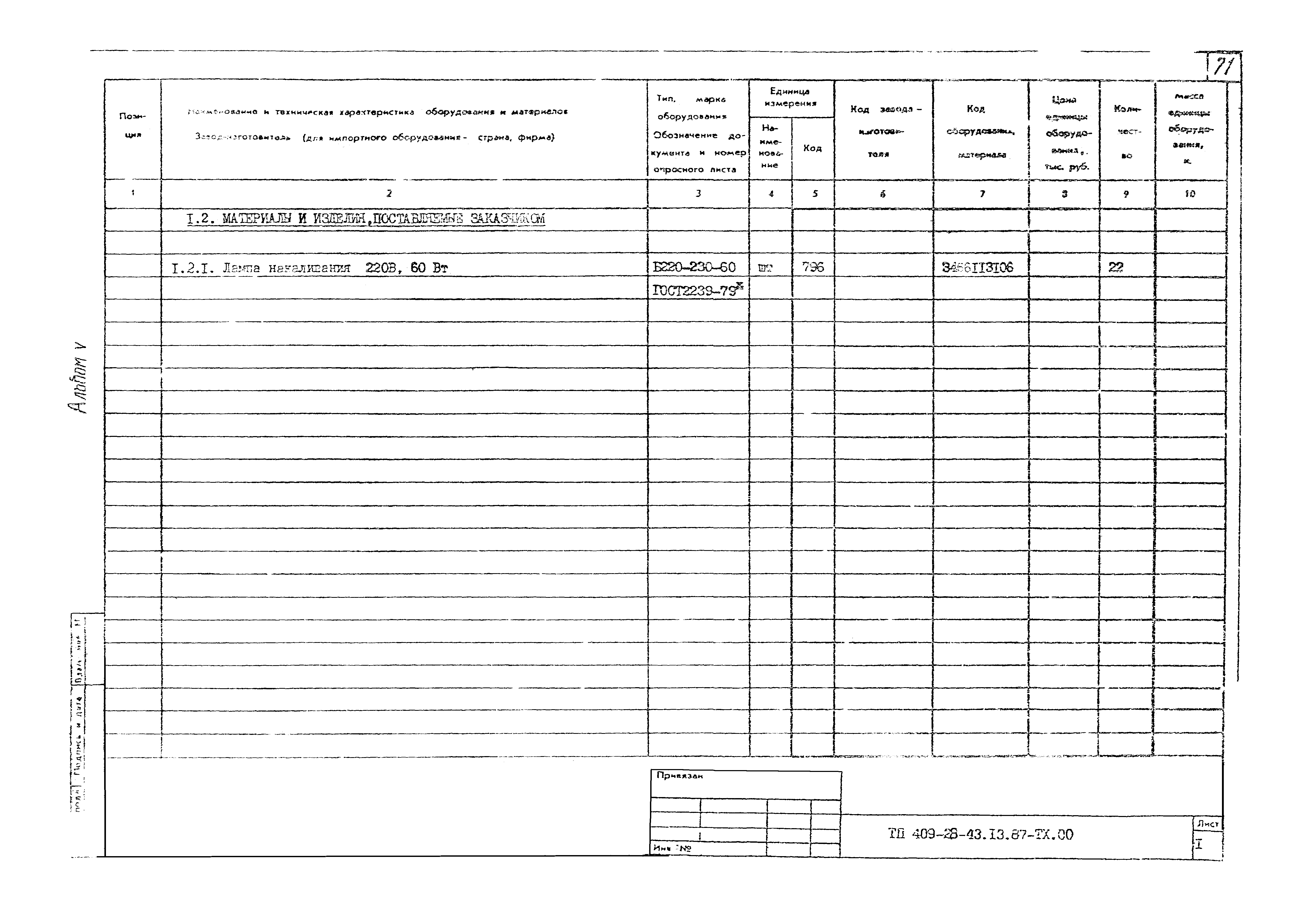 Типовой проект 409-28-43.13.87