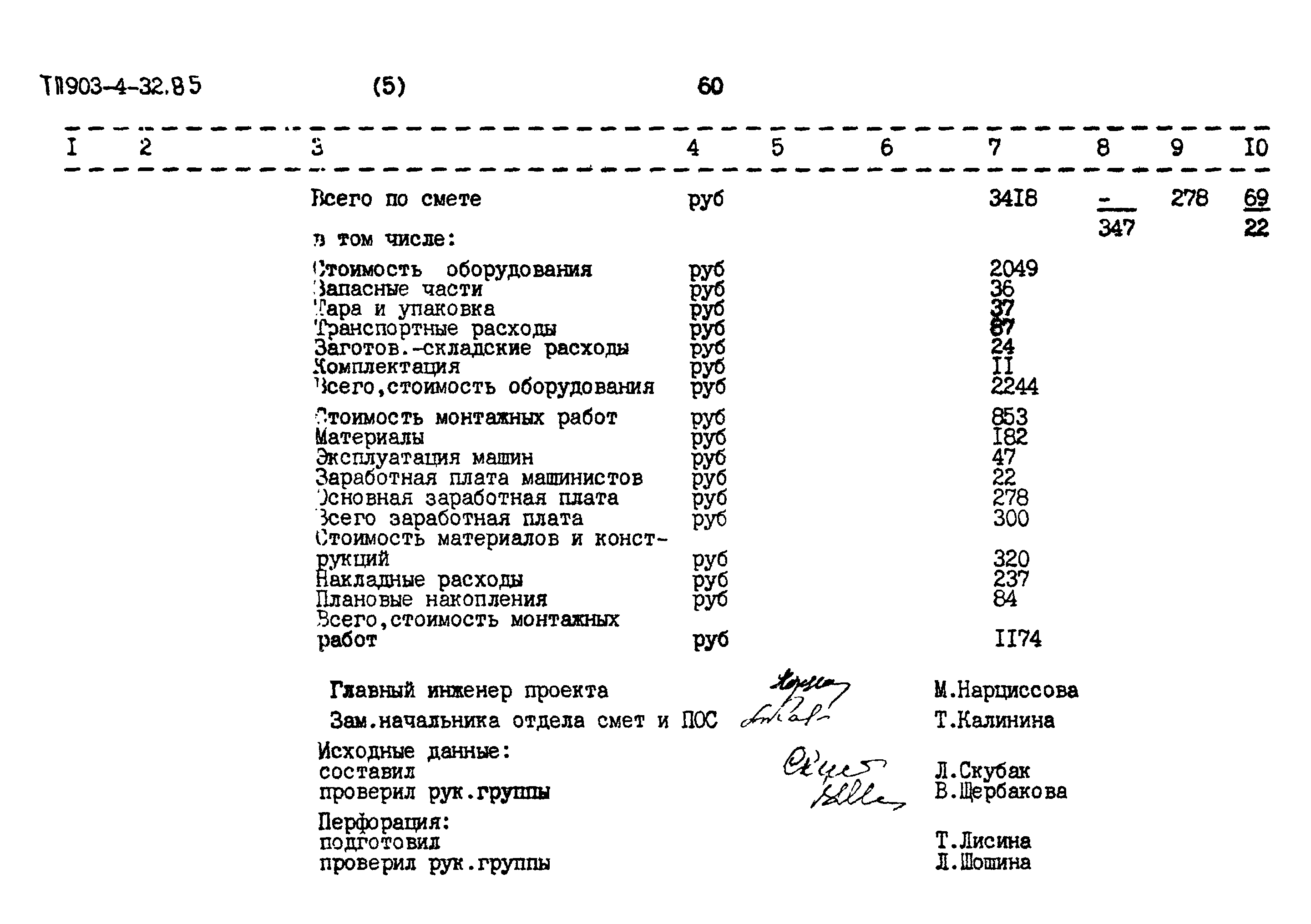 Типовой проект 903-4-32.85