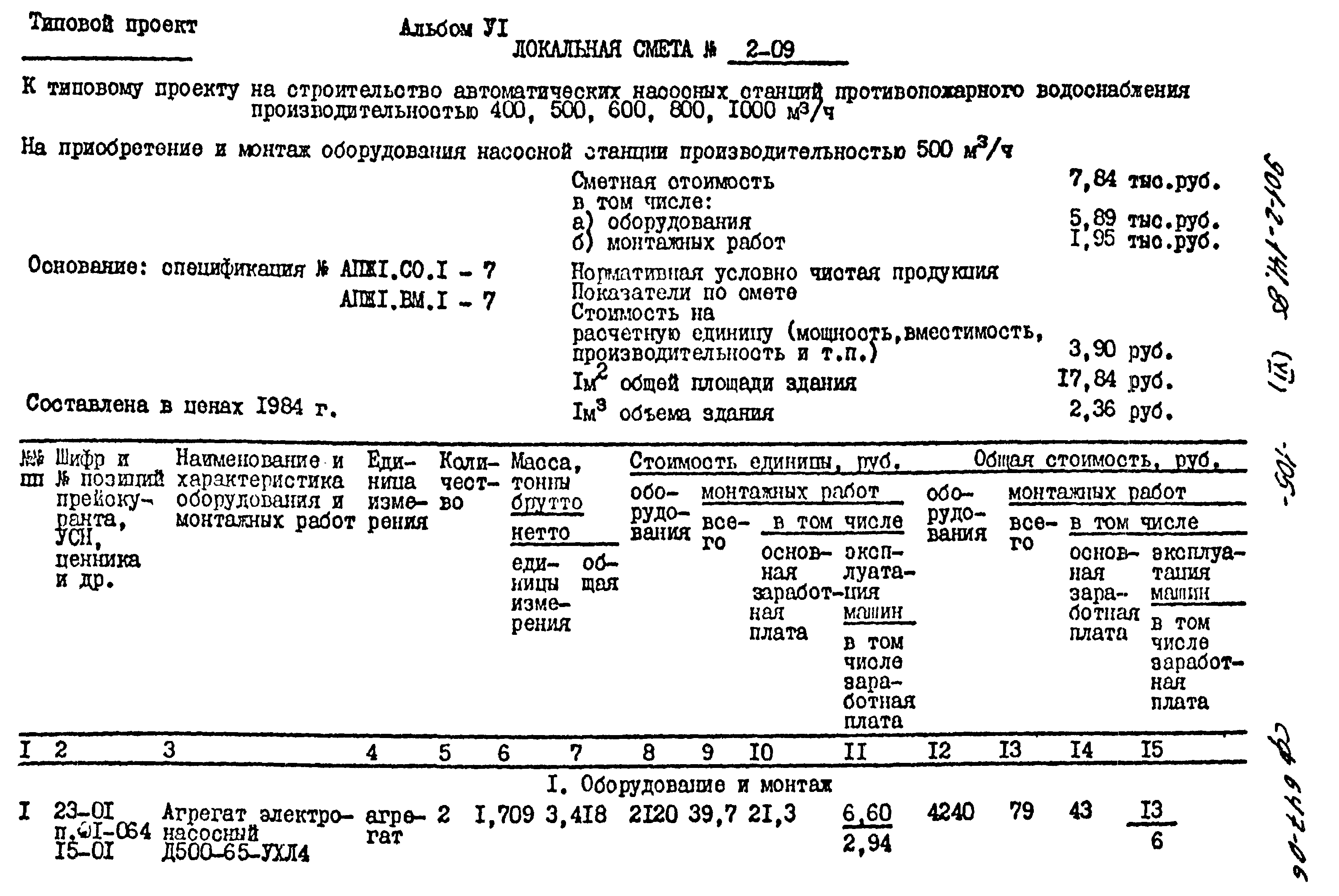 Типовой проект 901-2-141.85