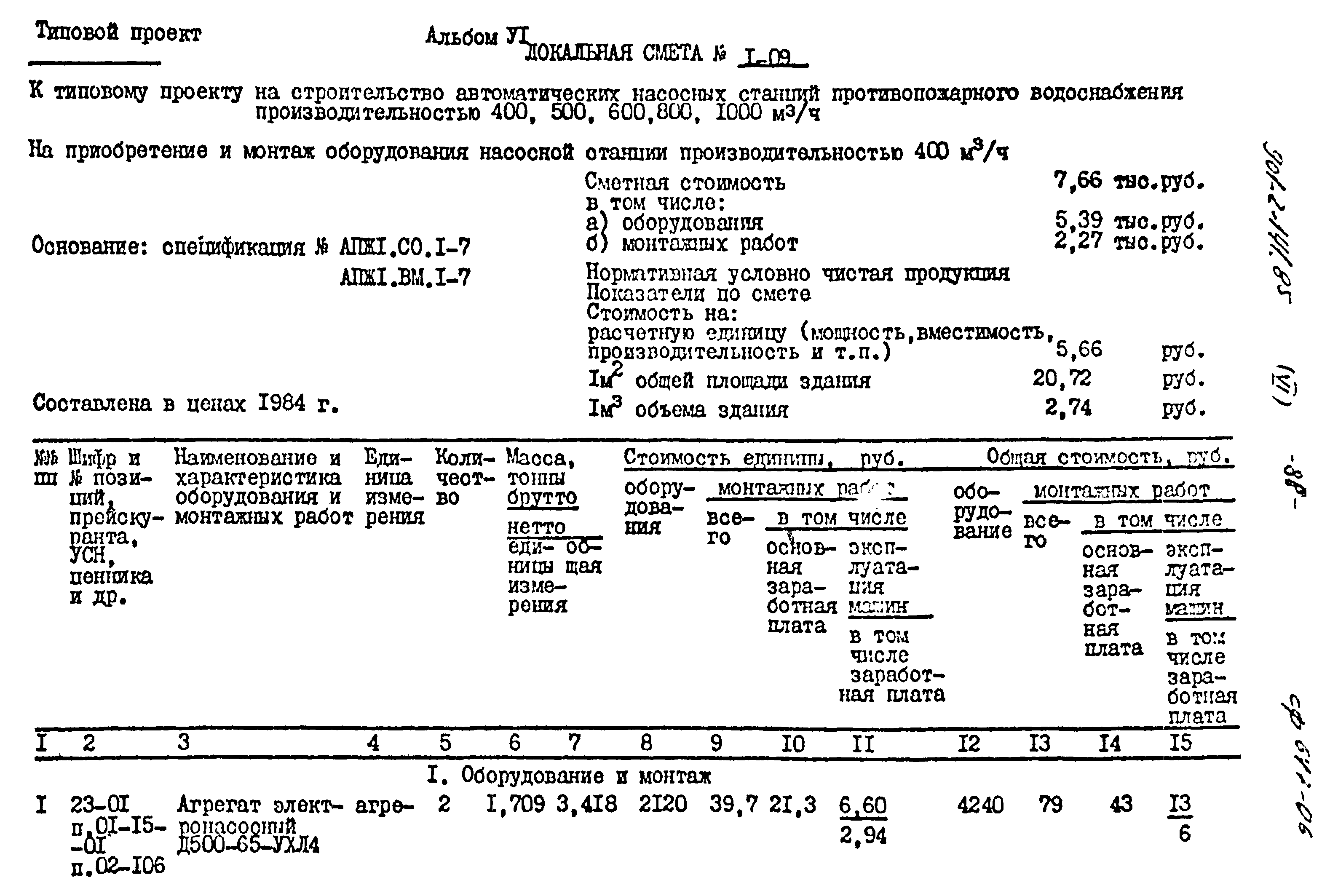 Типовой проект 901-2-141.85