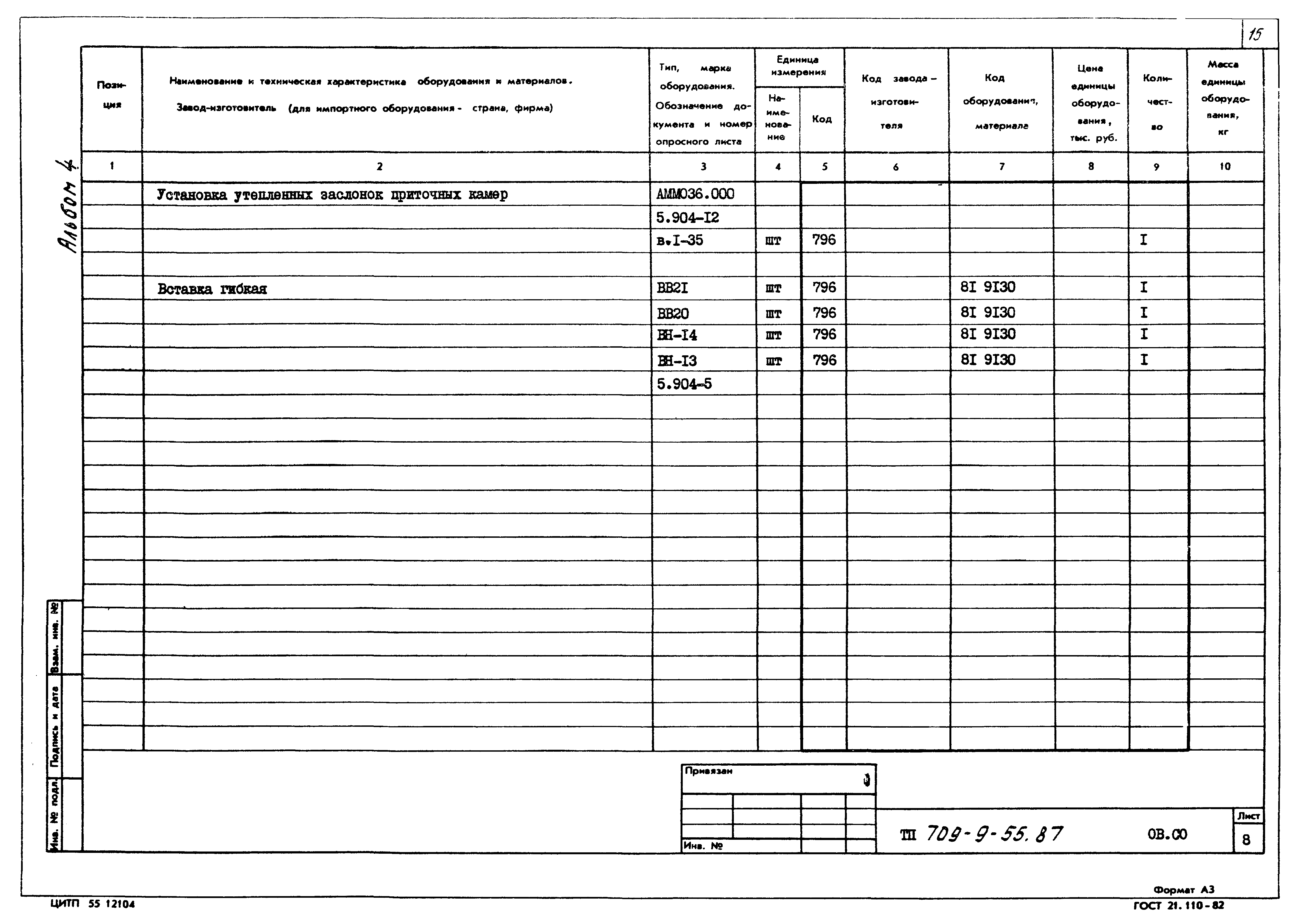 Типовой проект 709-9-55.87