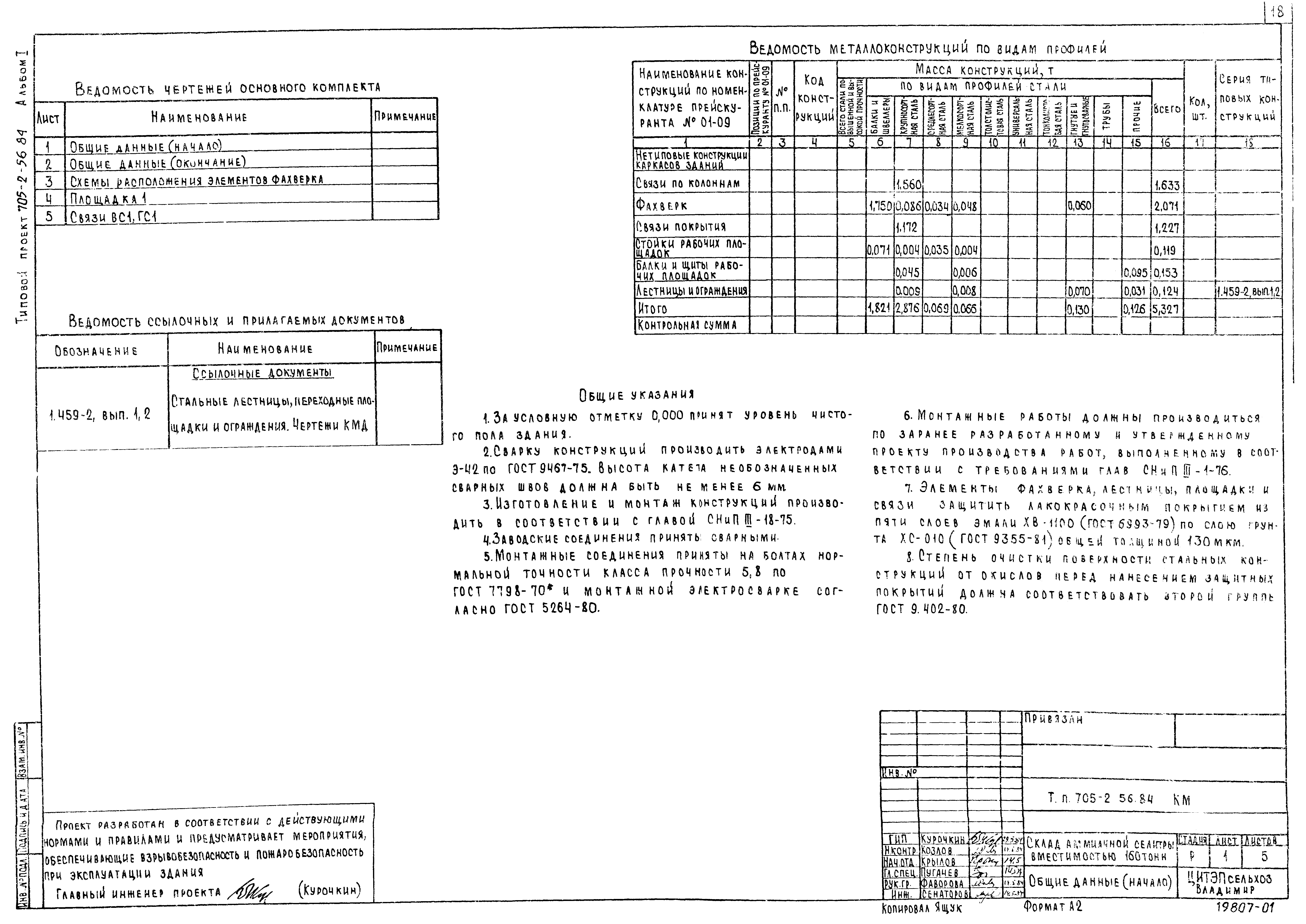 Типовой проект 705-2-56.84