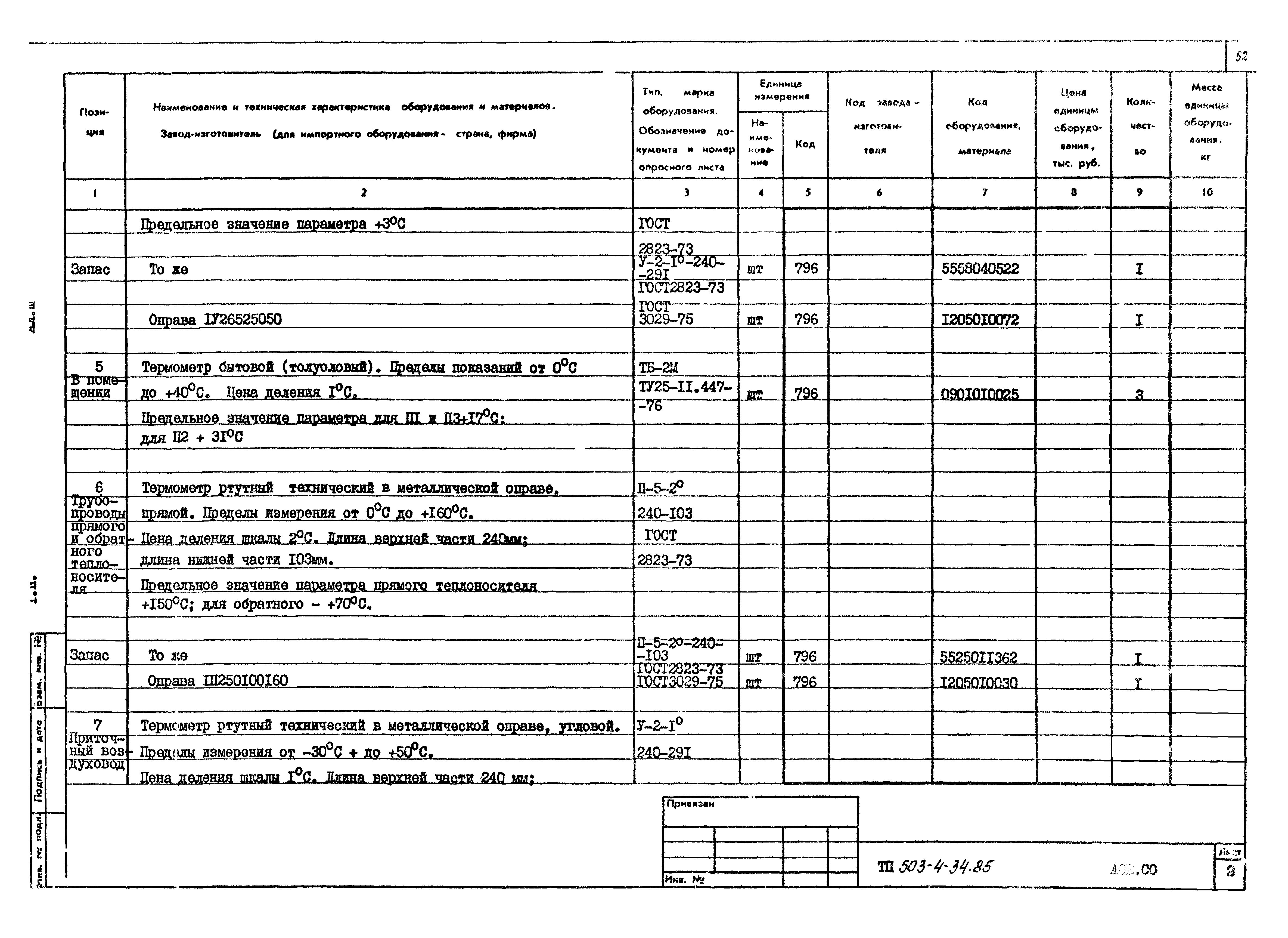 Типовой проект 503-4-34.85