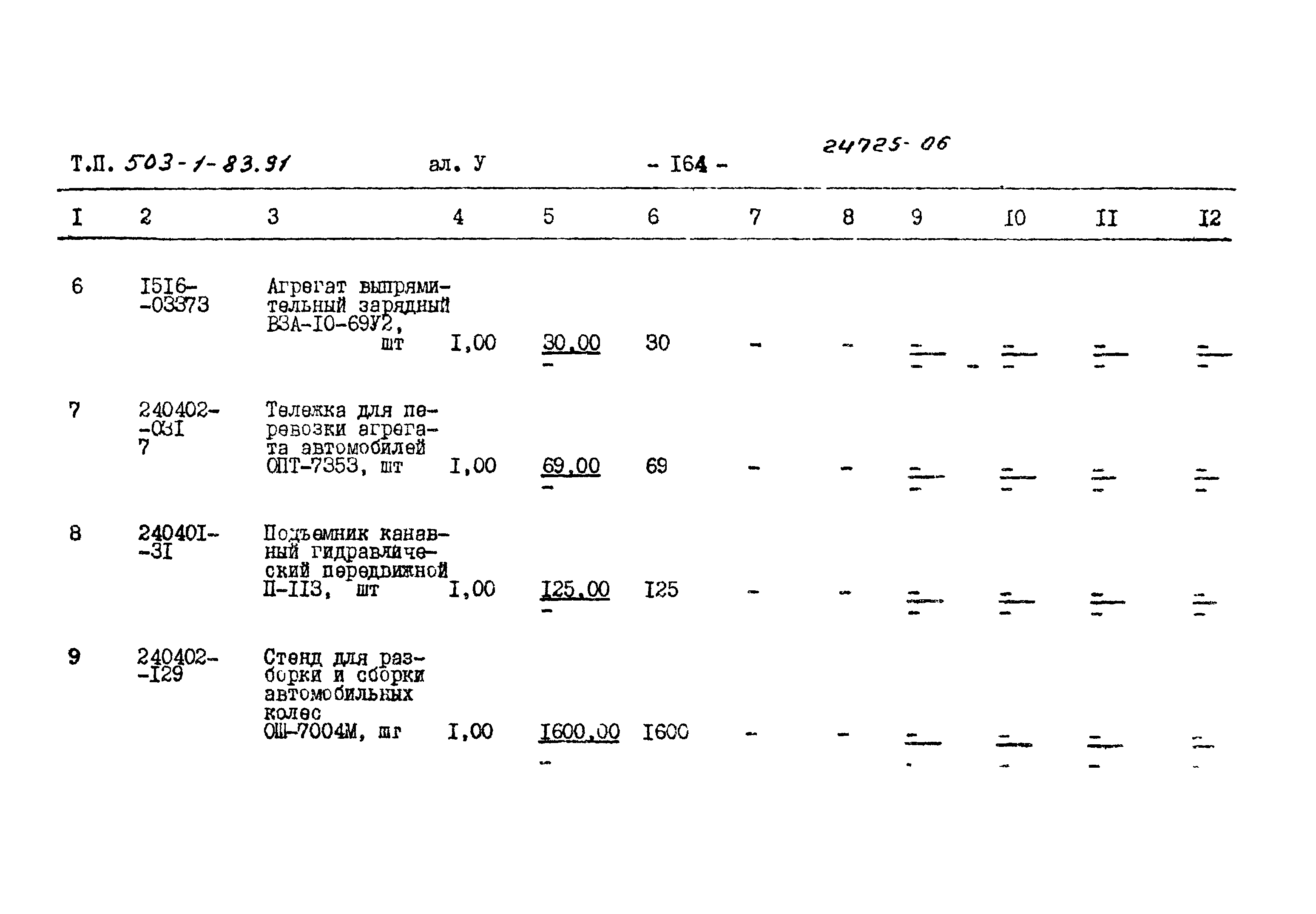 Типовой проект 503-1-83.91