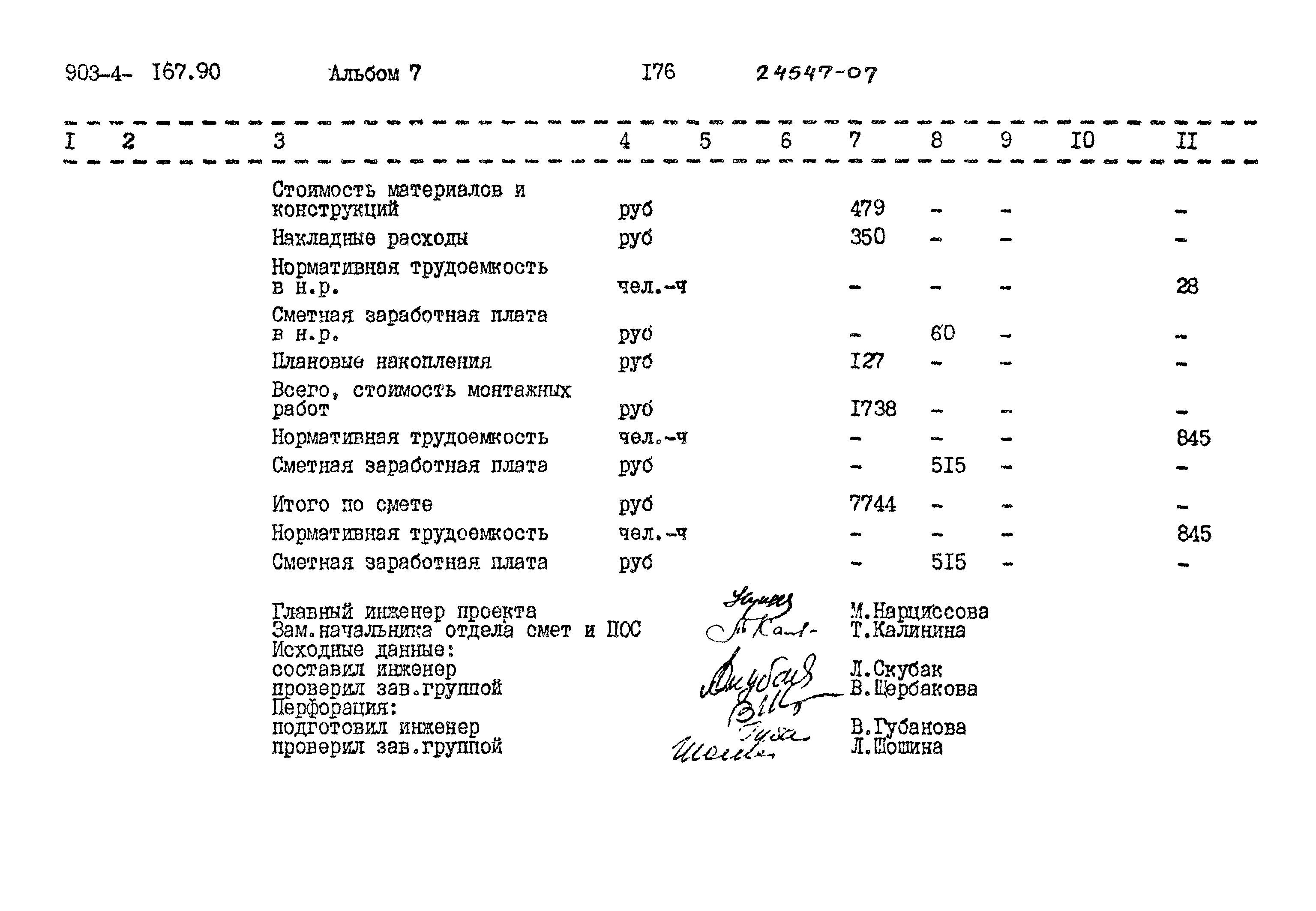 Типовой проект 903-4-167.90