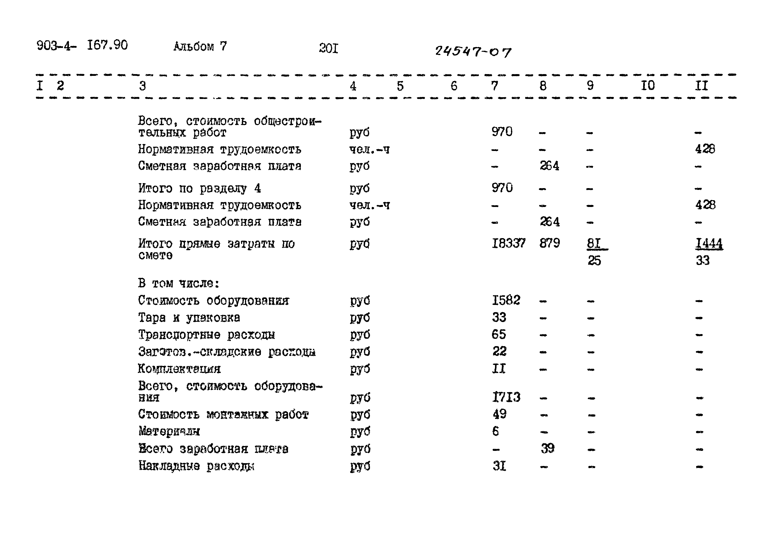 Типовой проект 903-4-167.90