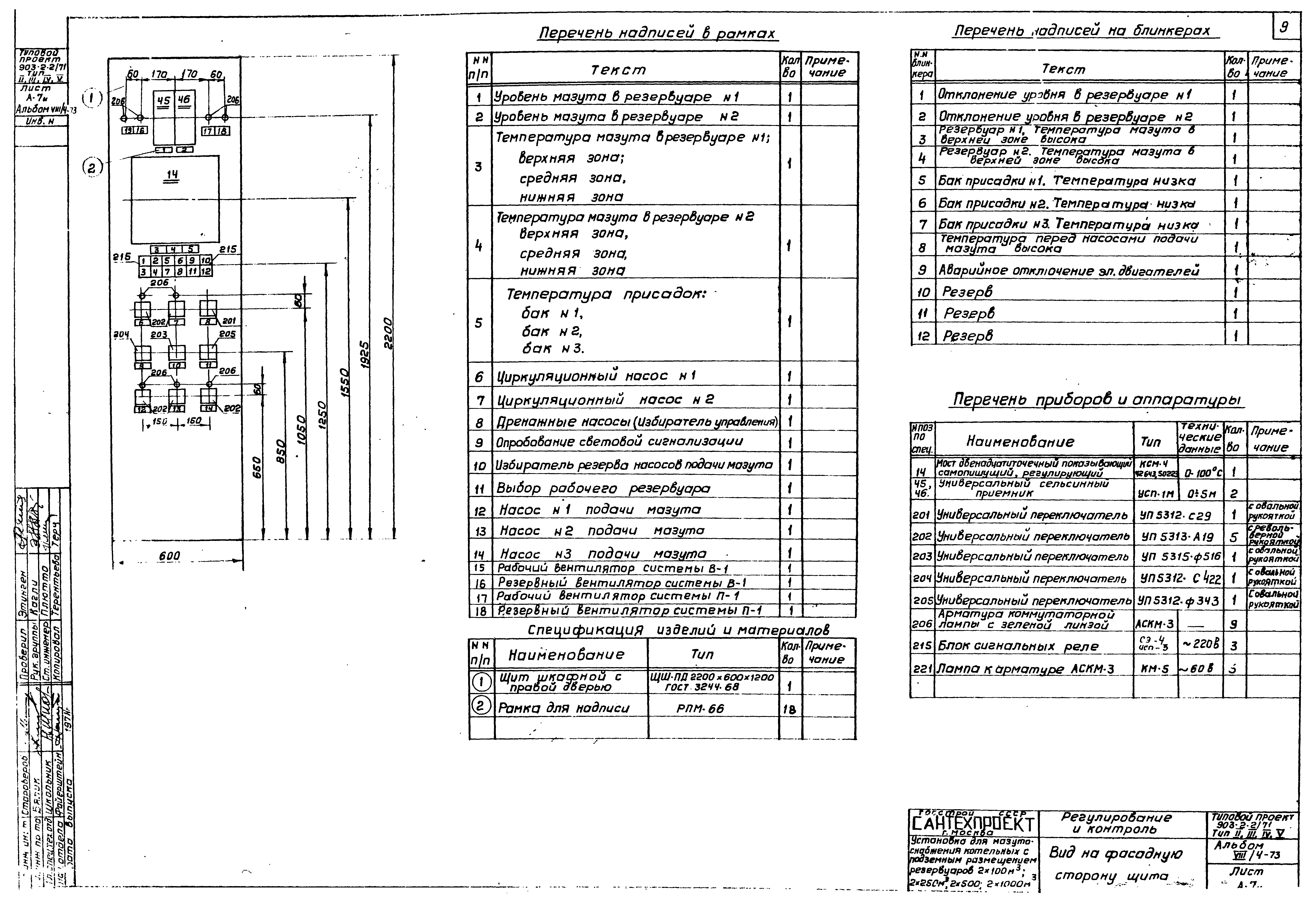 Типовой проект 903-2-2/71