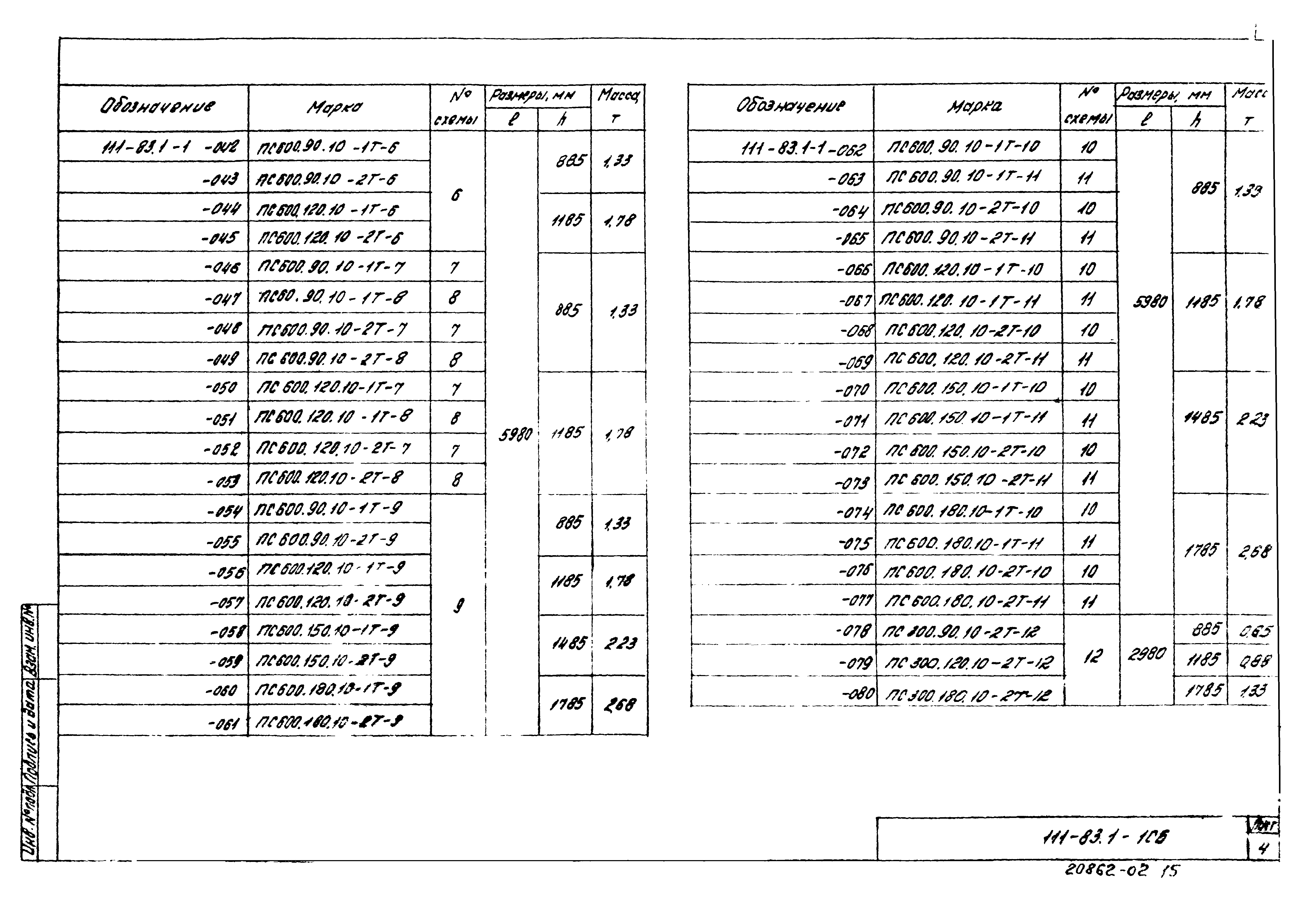 Шифр 111-83