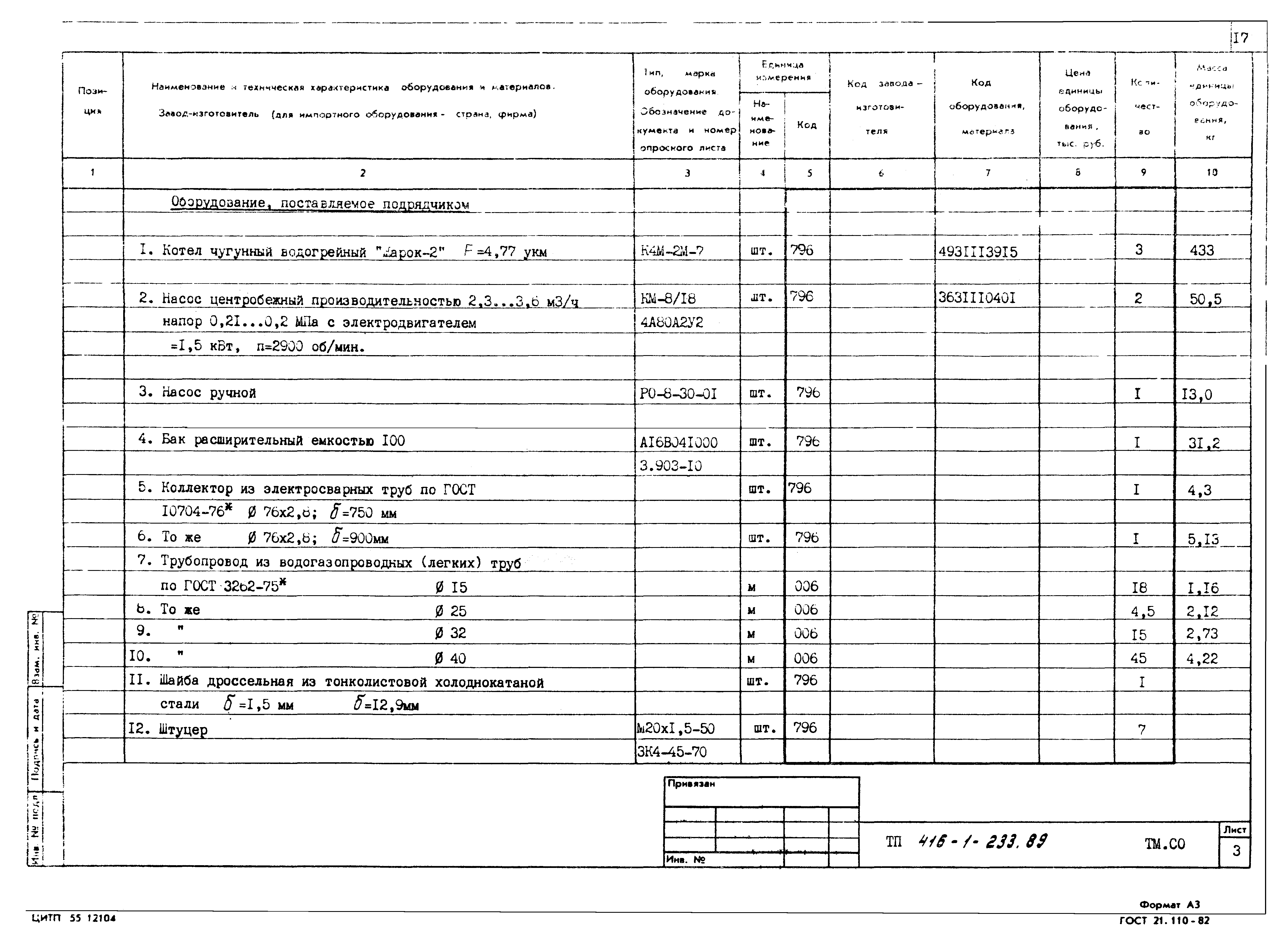 Типовой проект 416-1-233.89