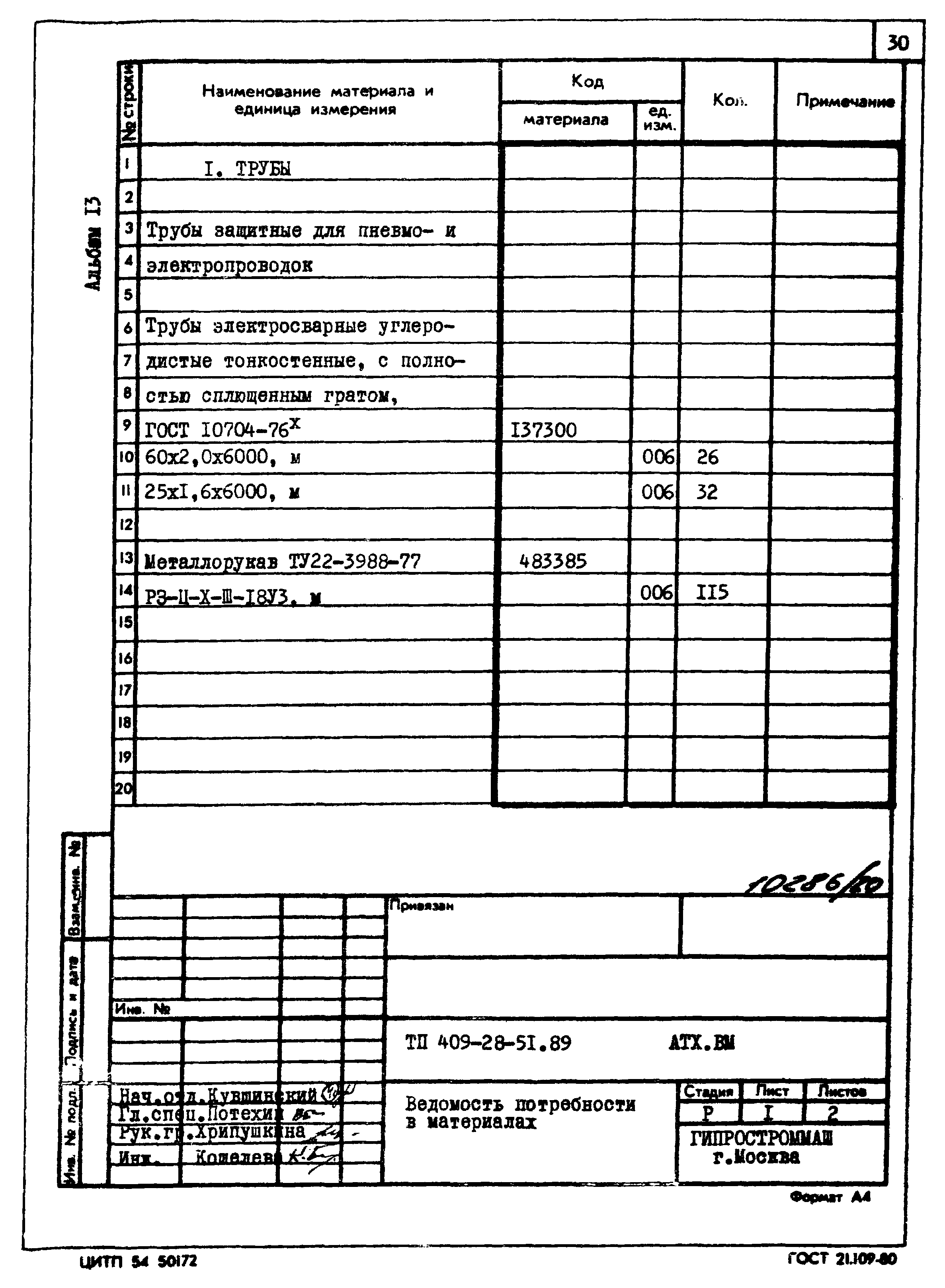 Типовой проект 409-28-51.89