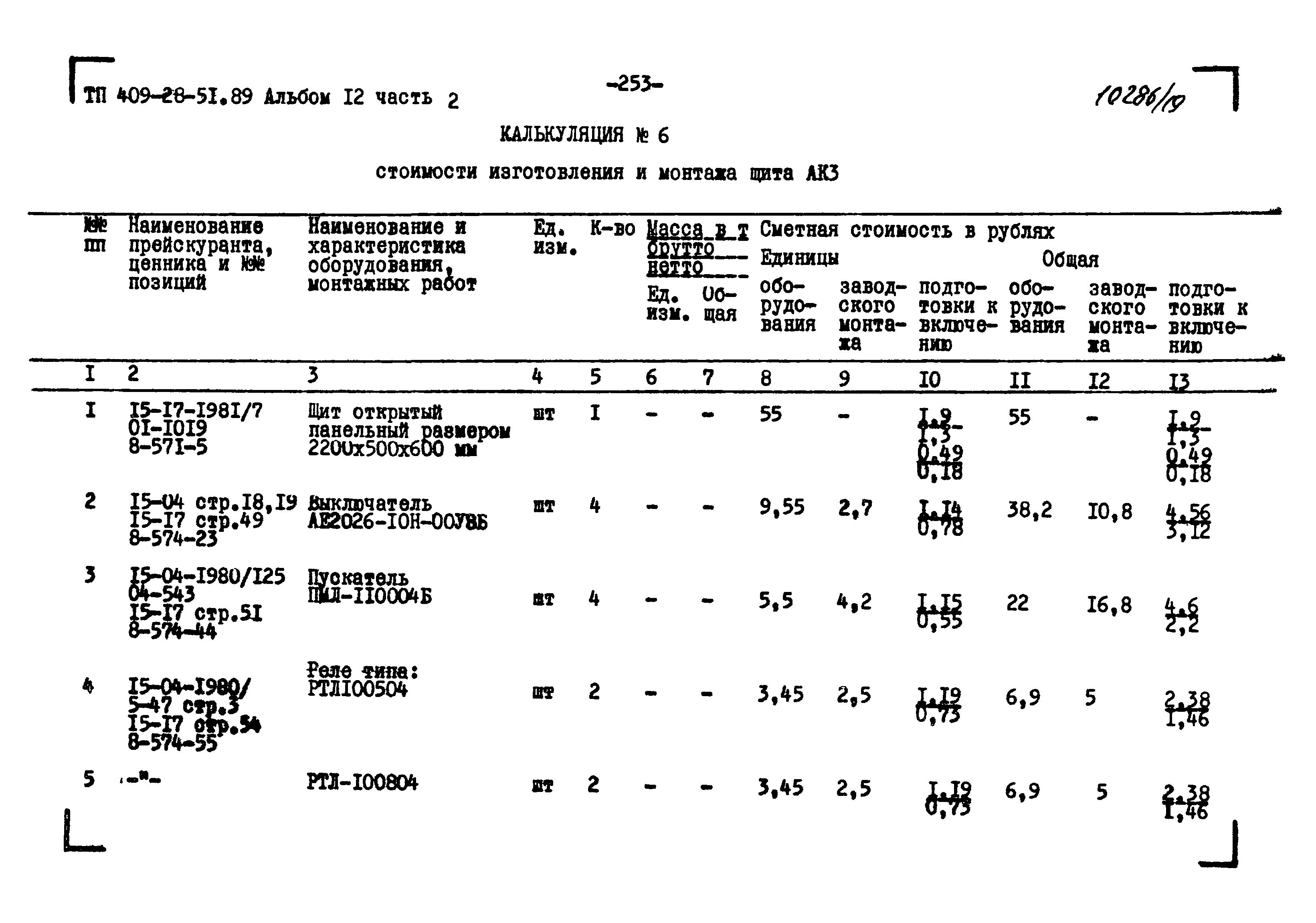 Типовой проект 409-28-51.89