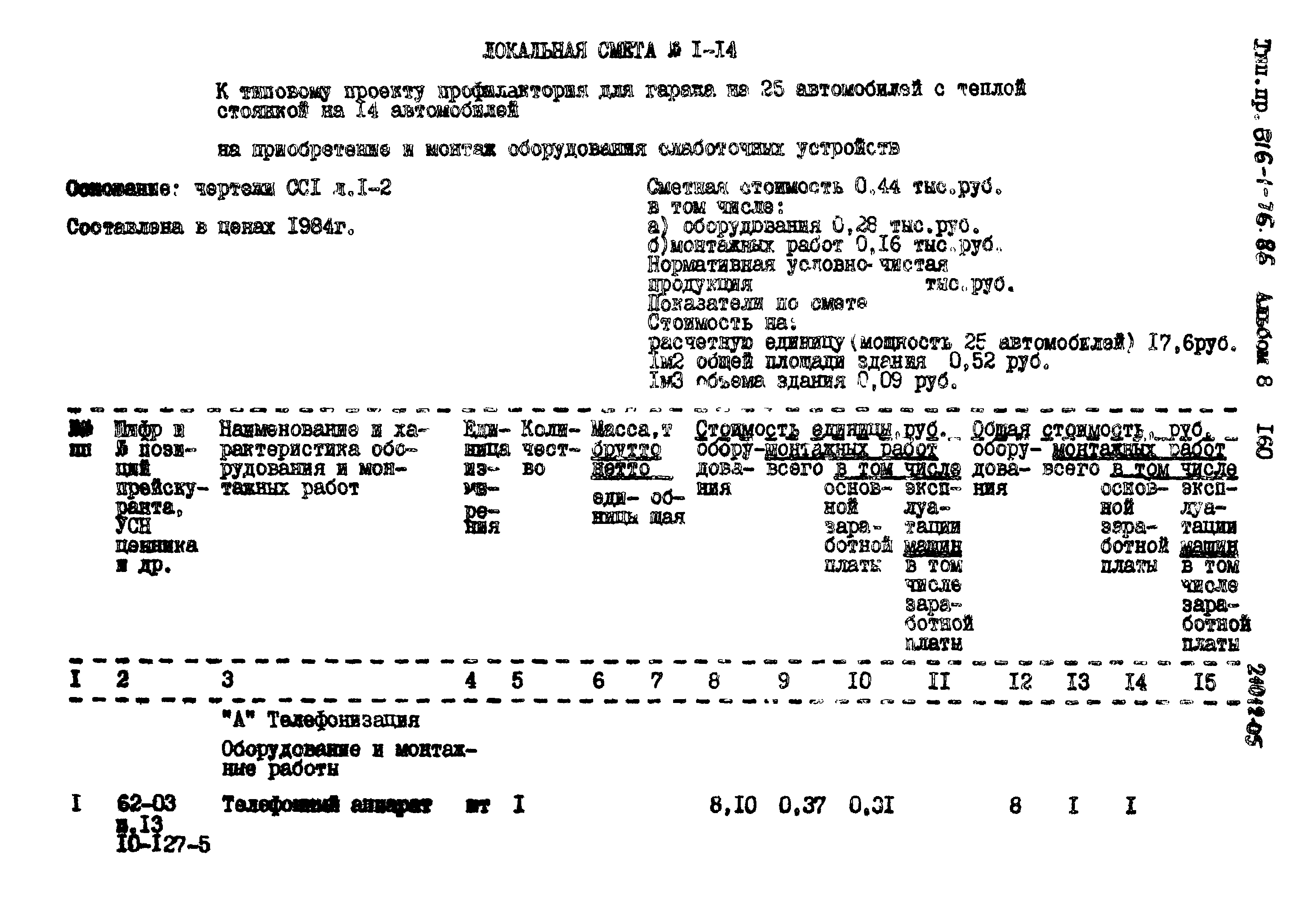 Типовой проект 816-1-76.86