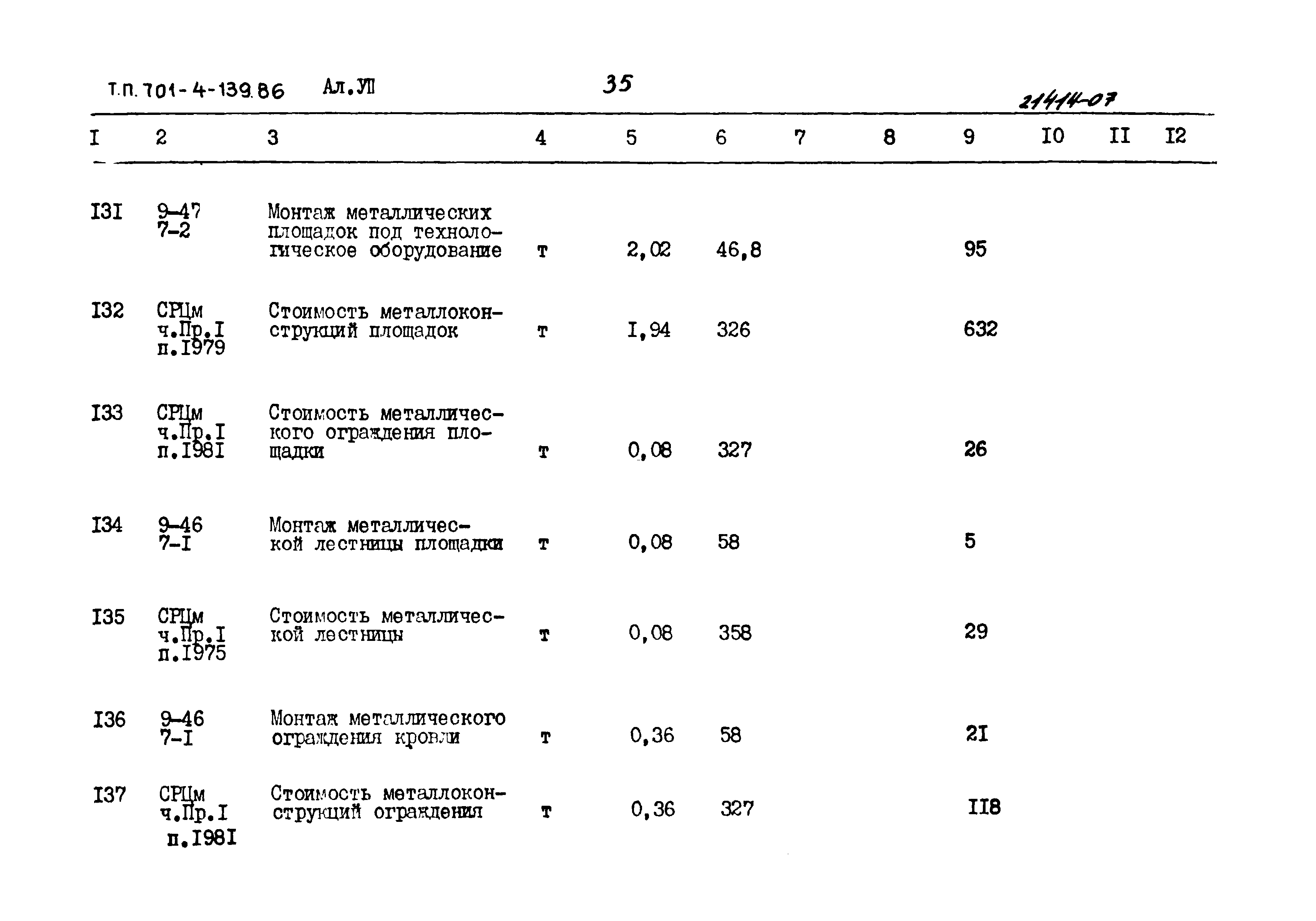 Типовой проект 701-4-139.86