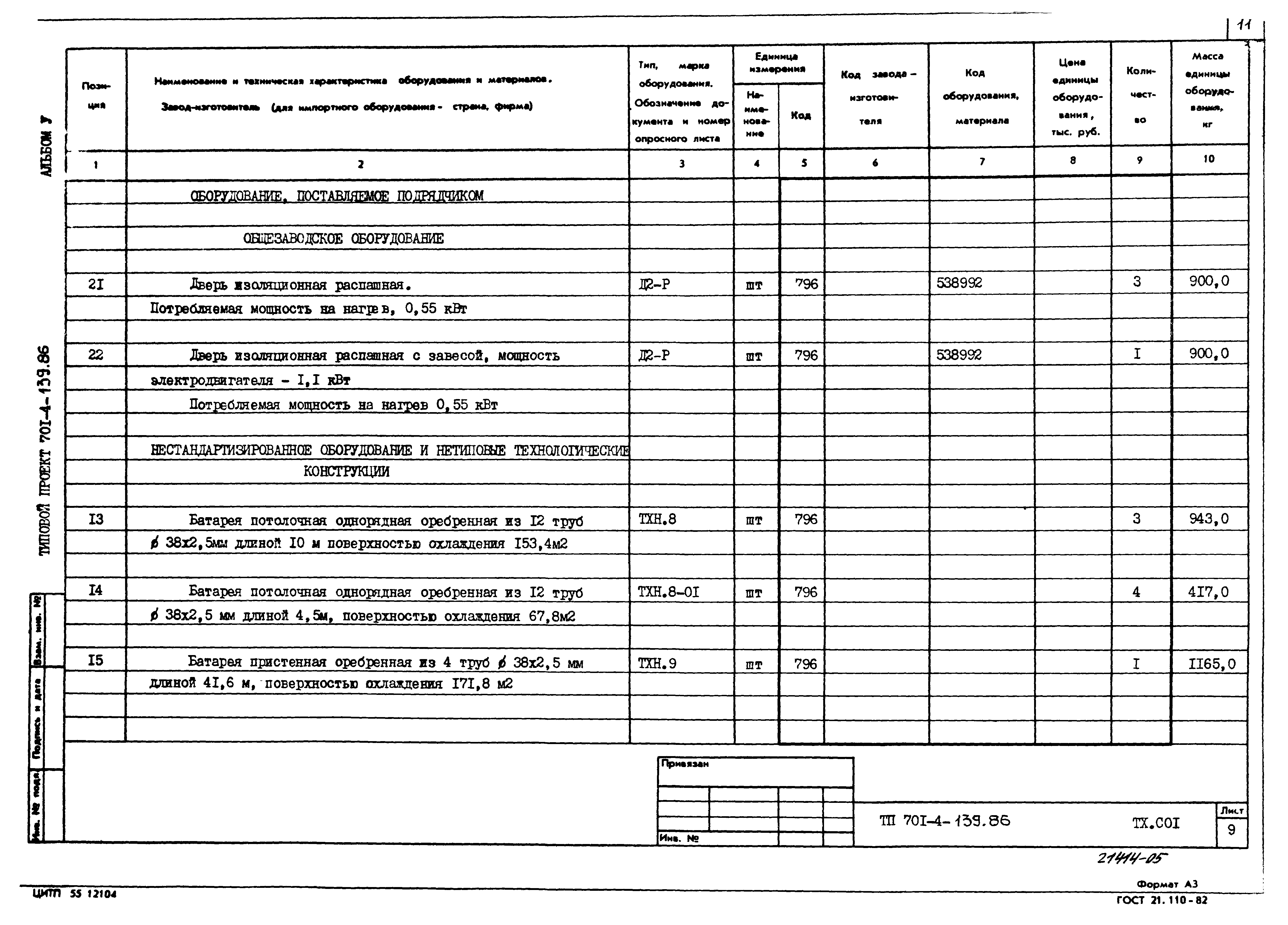 Типовой проект 701-4-139.86