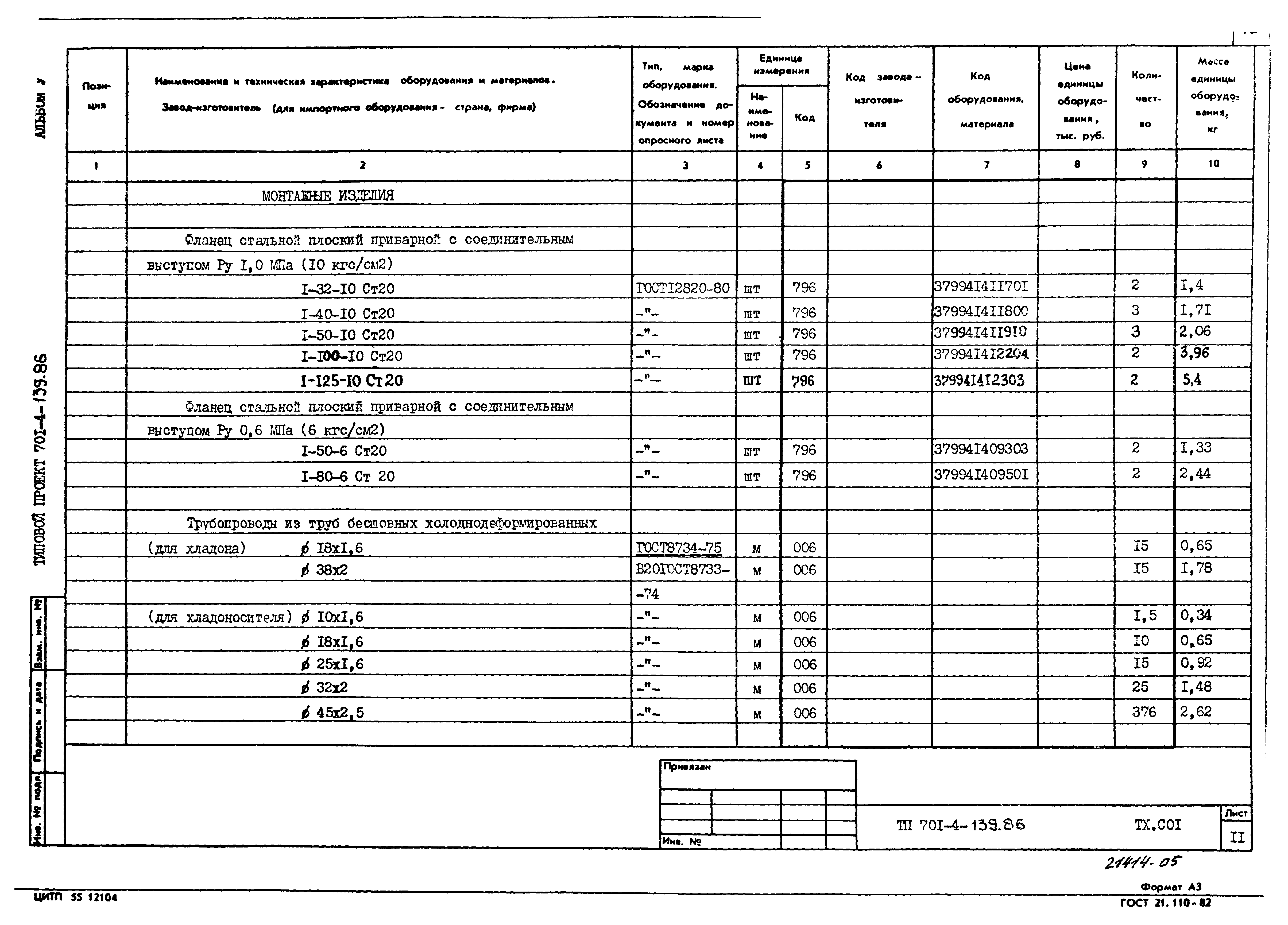 Типовой проект 701-4-139.86