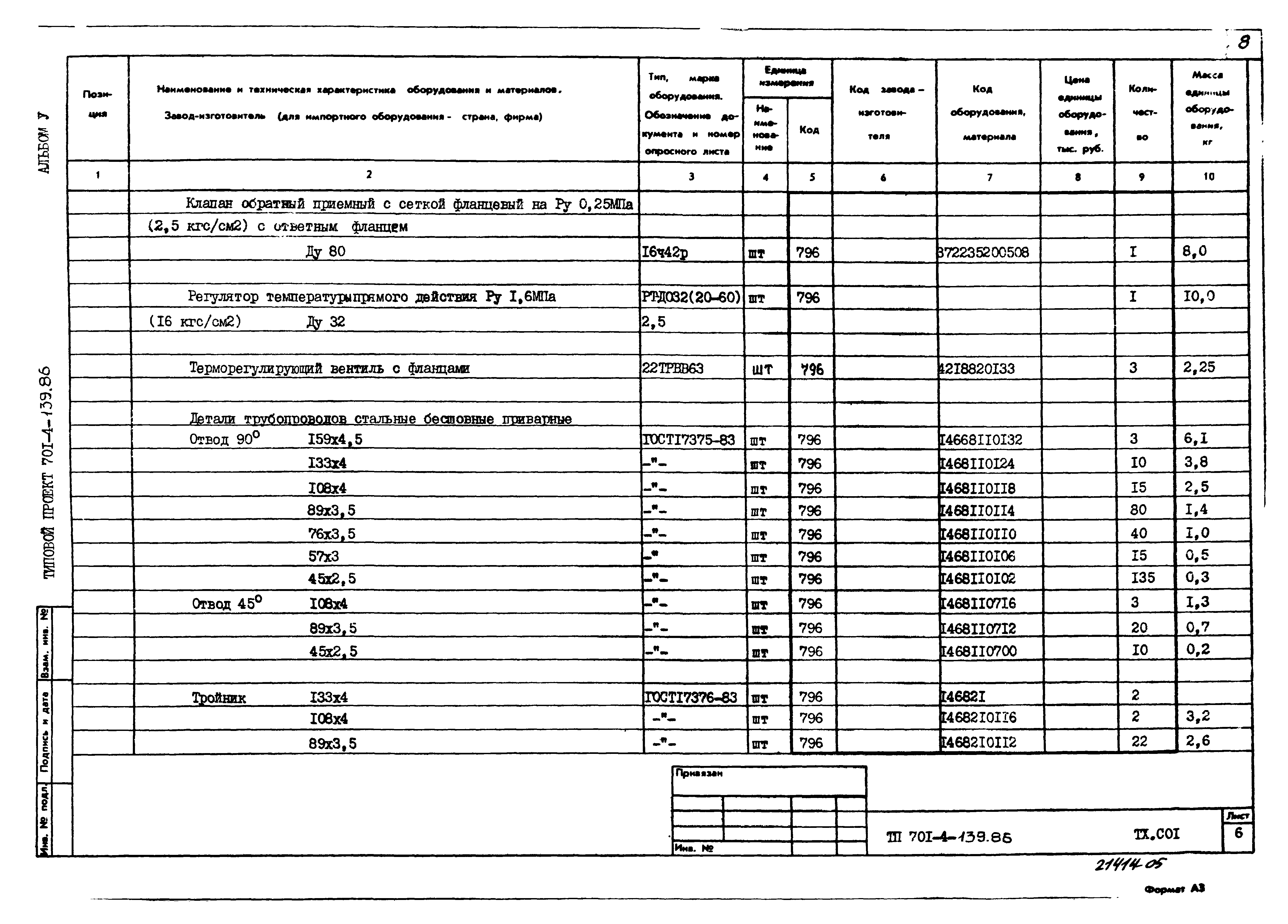 Типовой проект 701-4-139.86