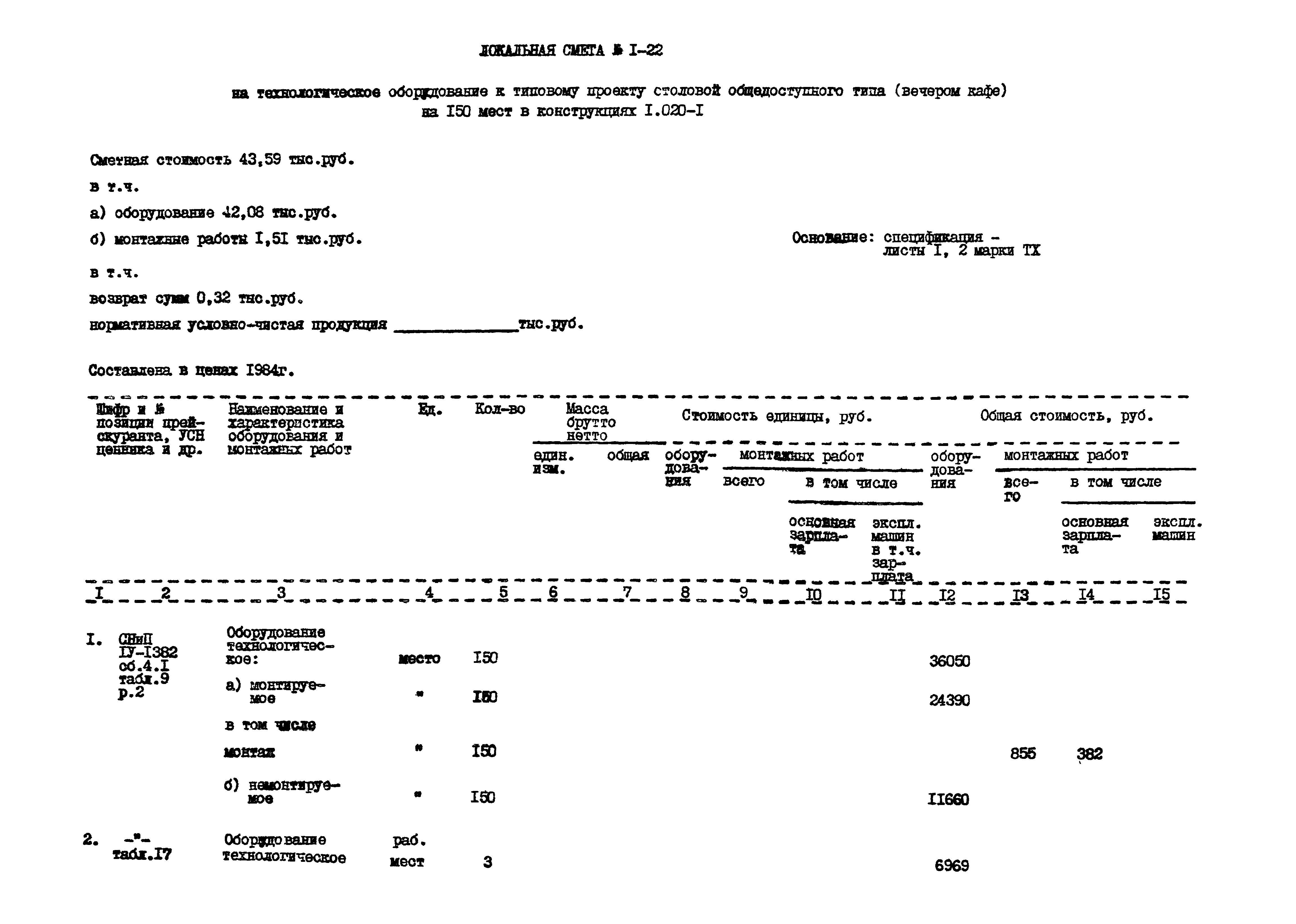 Типовой проект 272-20-142.84