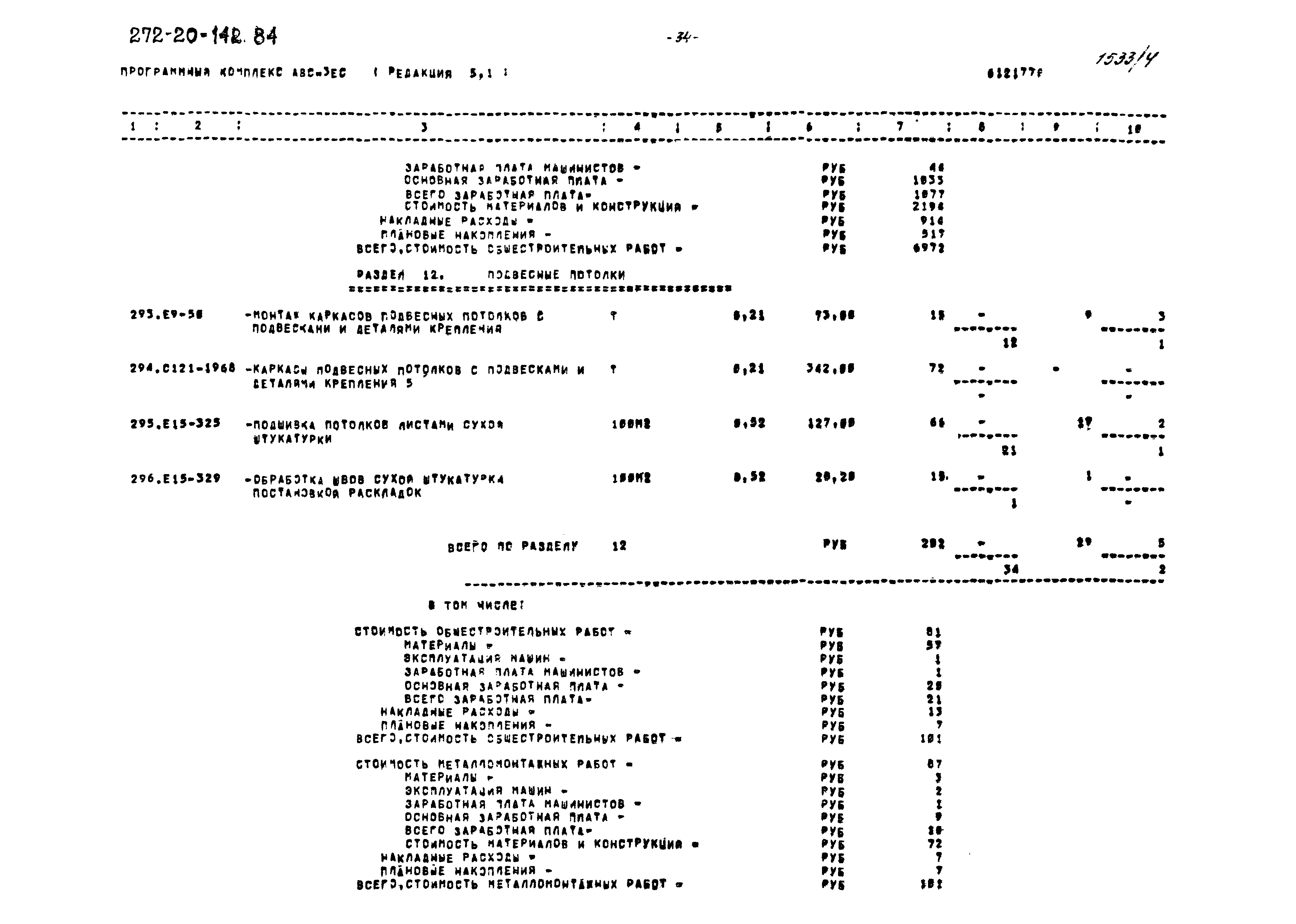 Типовой проект 272-20-142.84