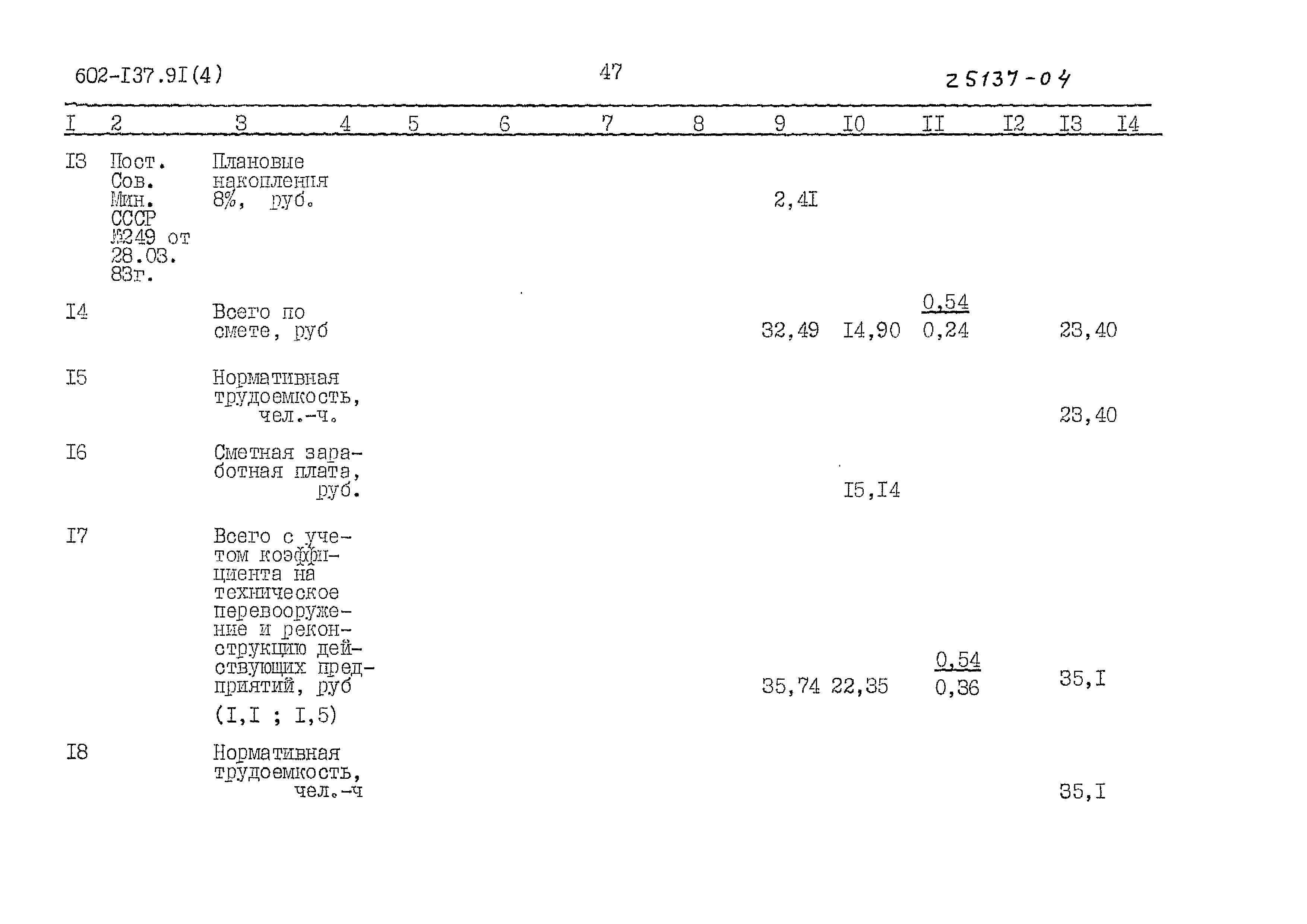 Типовой проект 602-137.91