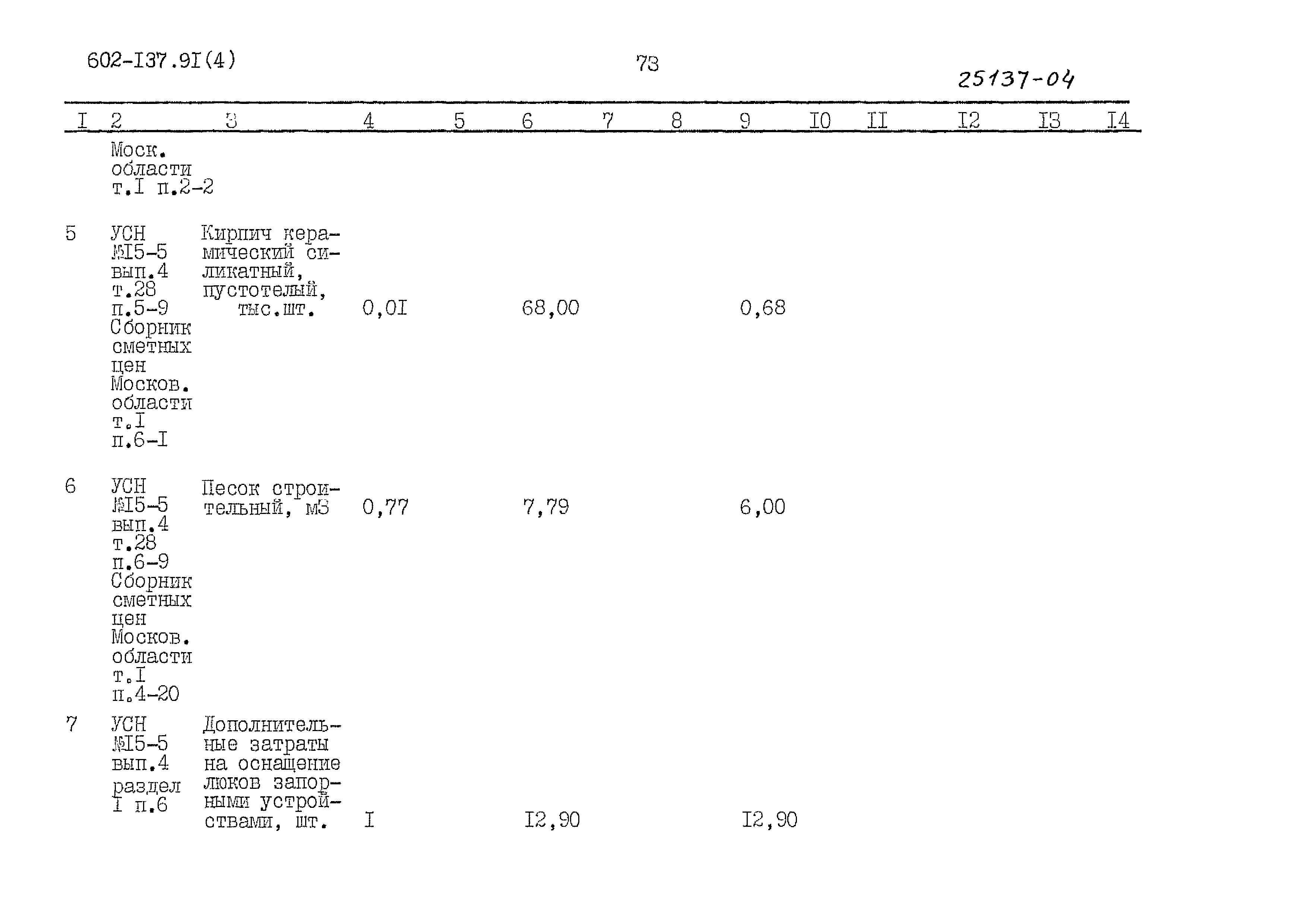 Типовой проект 602-137.91