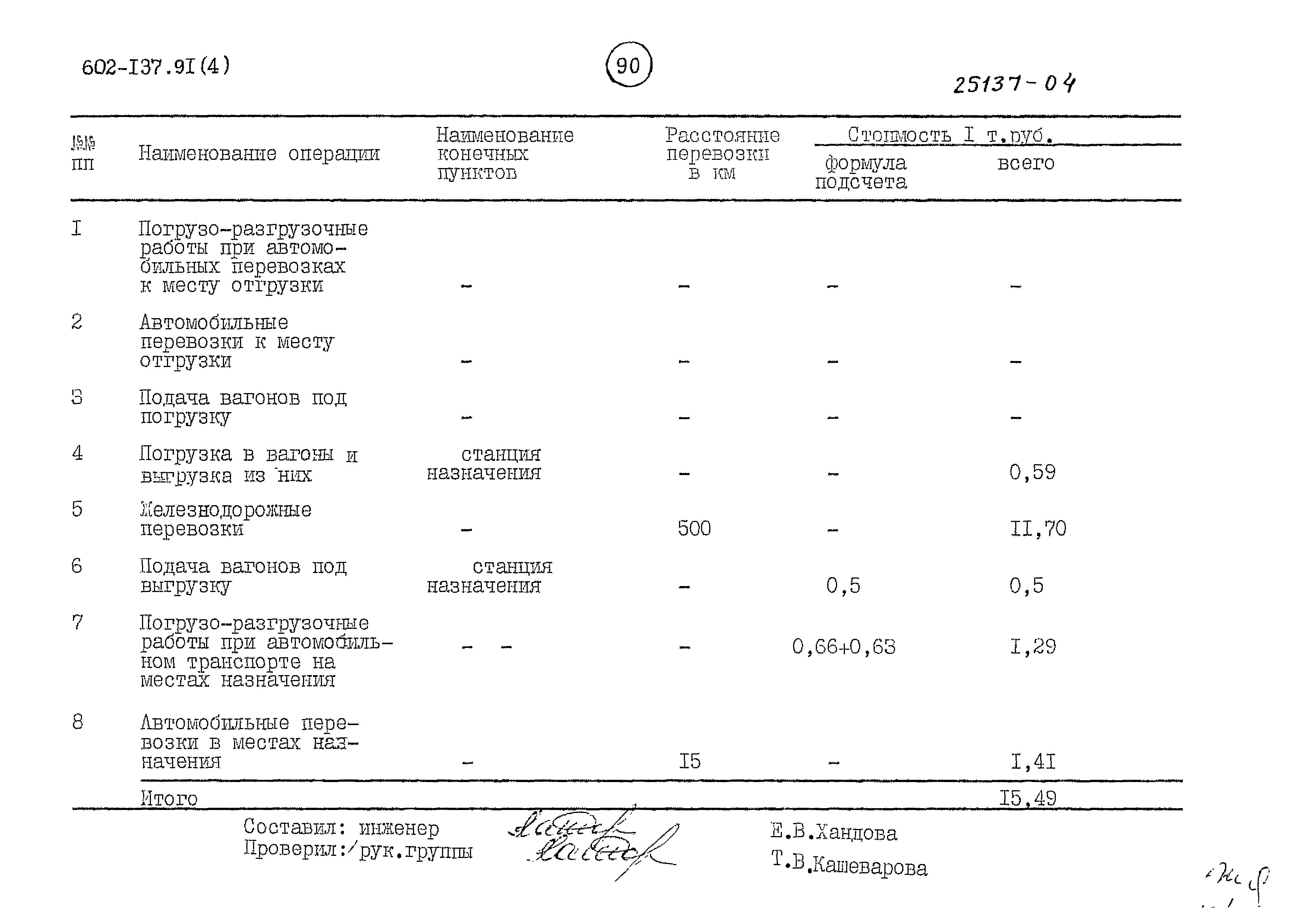 Типовой проект 602-137.91