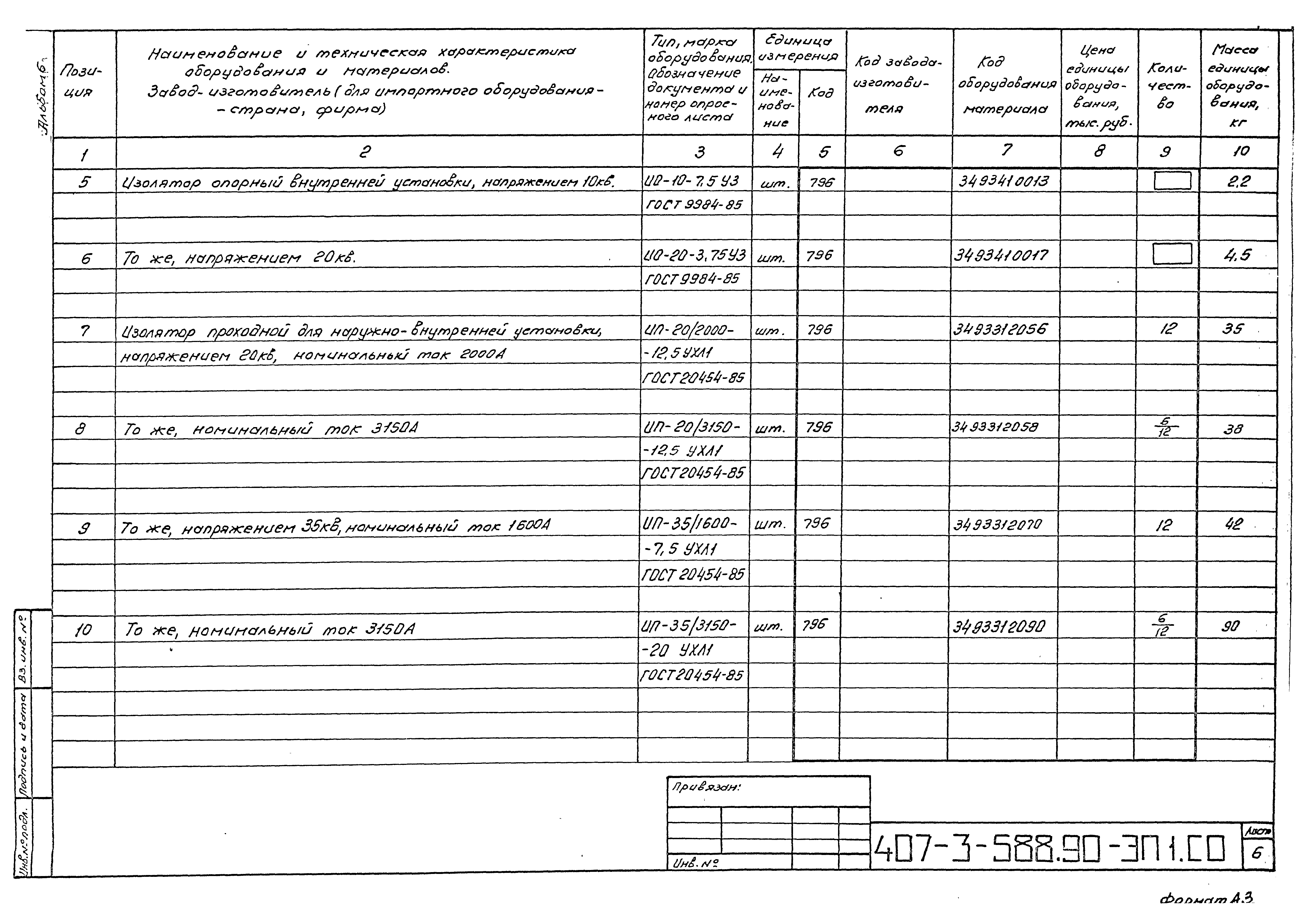 Типовой проект 407-3-588.90