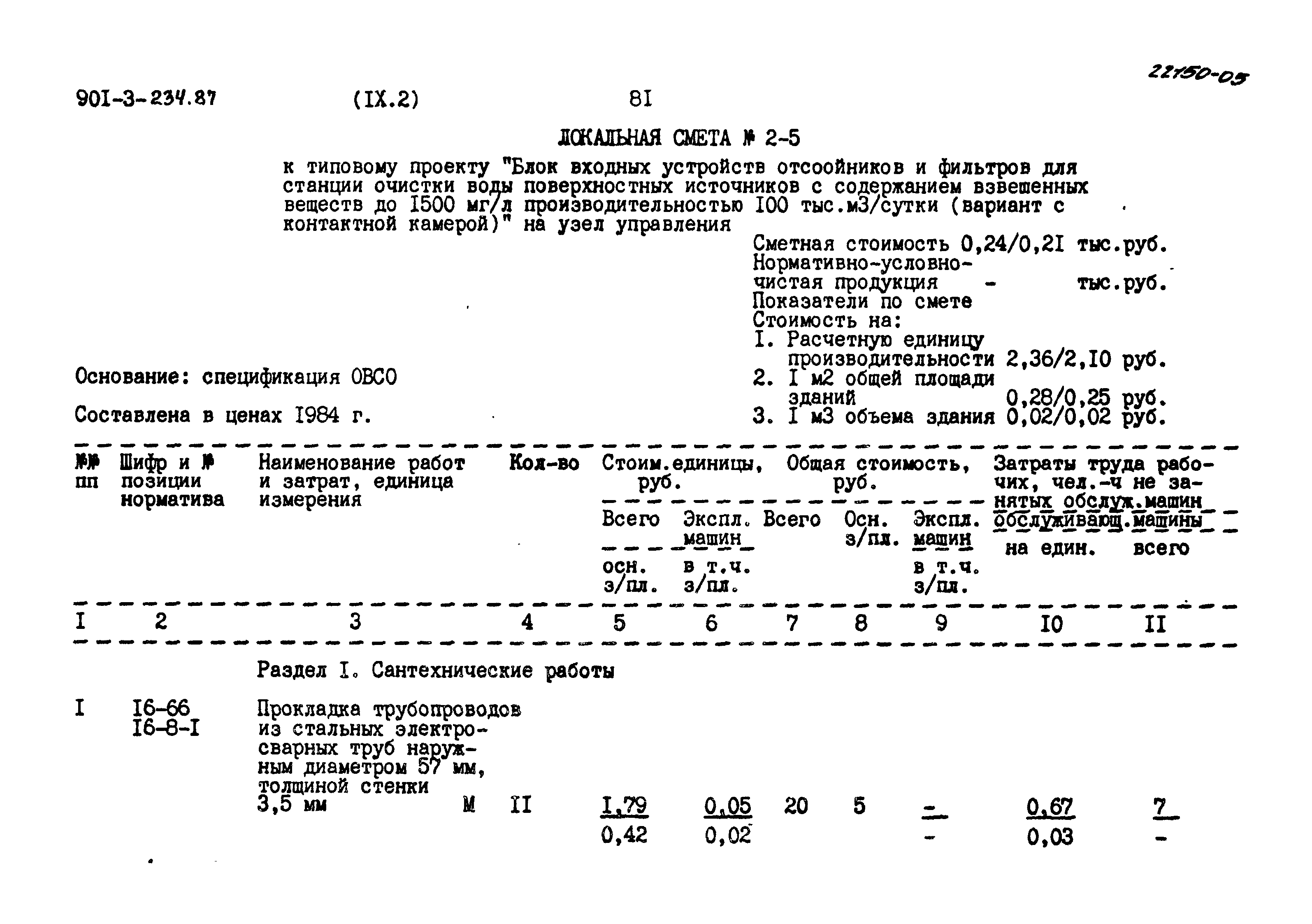 Типовой проект 901-3-234.87