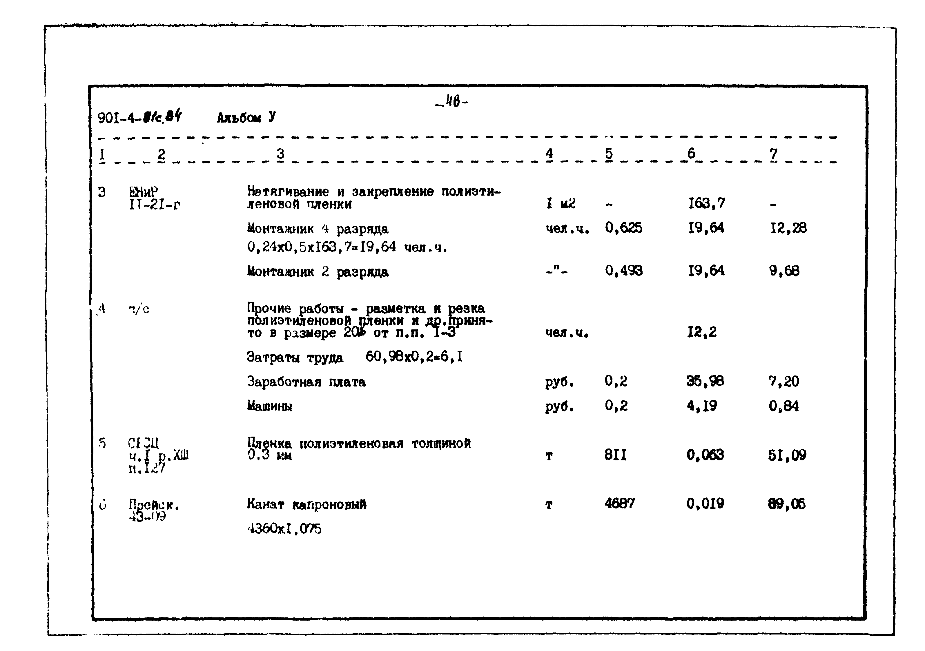 Типовой проект 901-4-81с.84