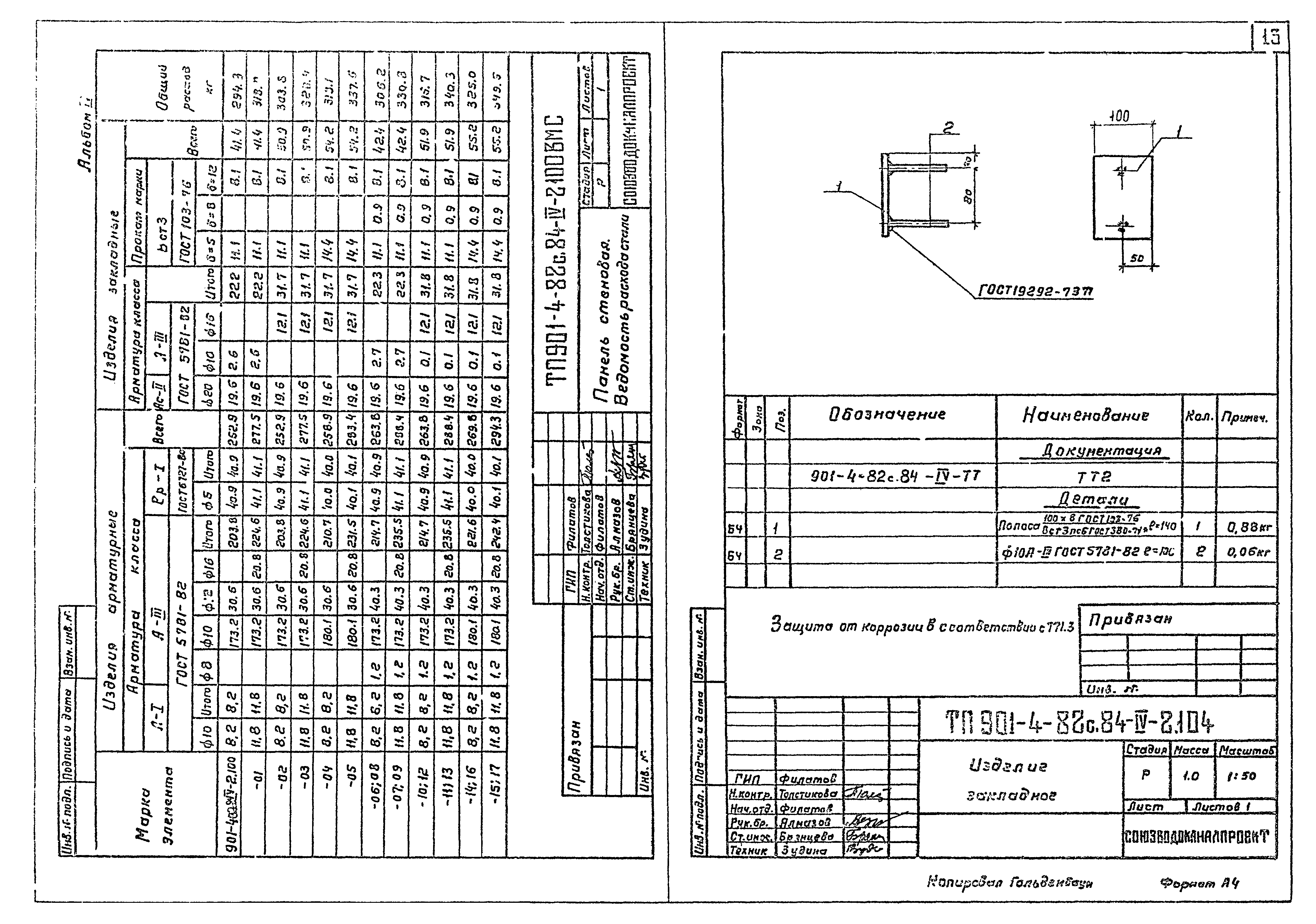 Типовой проект 901-4-81с.84