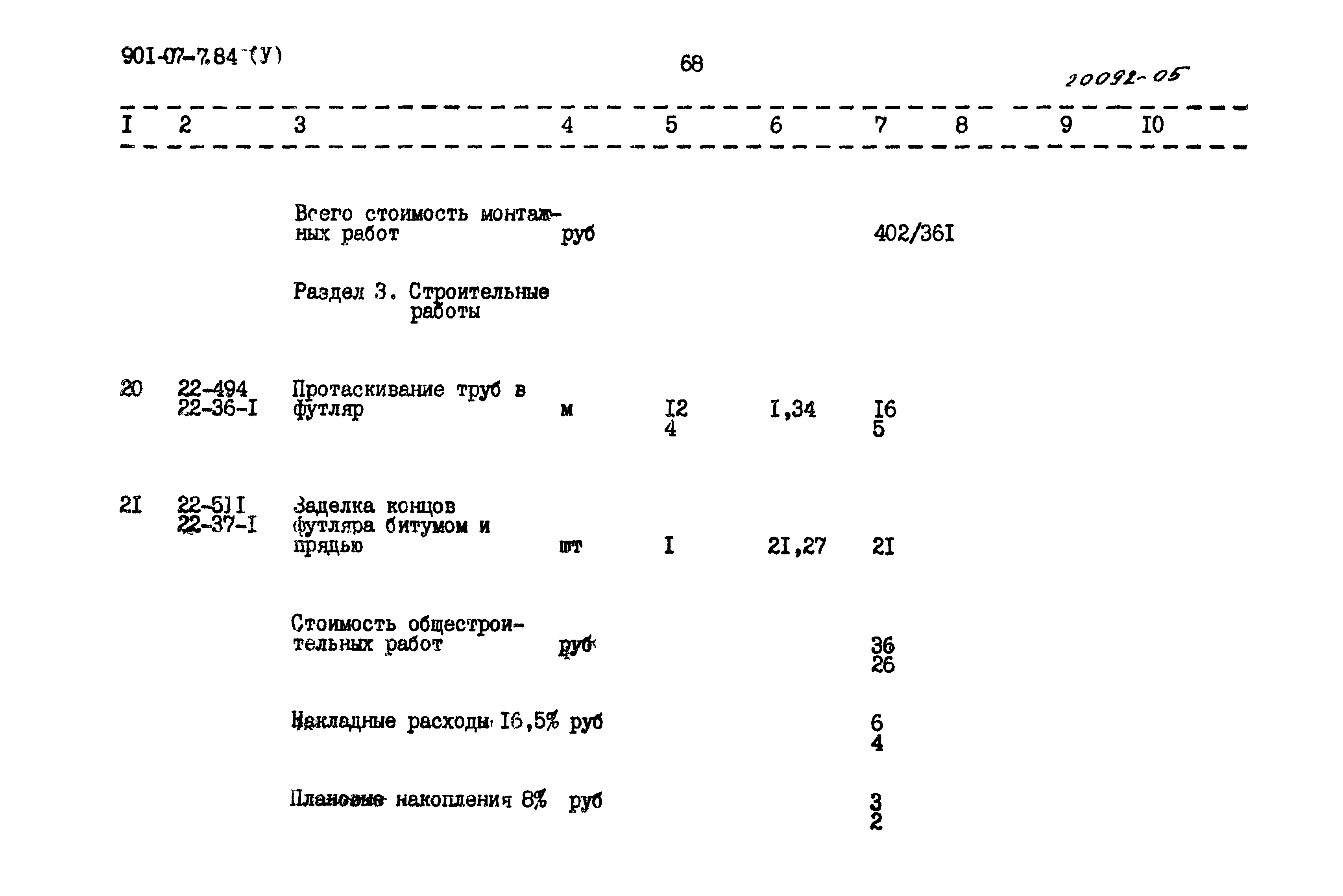 Типовые проектные решения 901-07-7.84