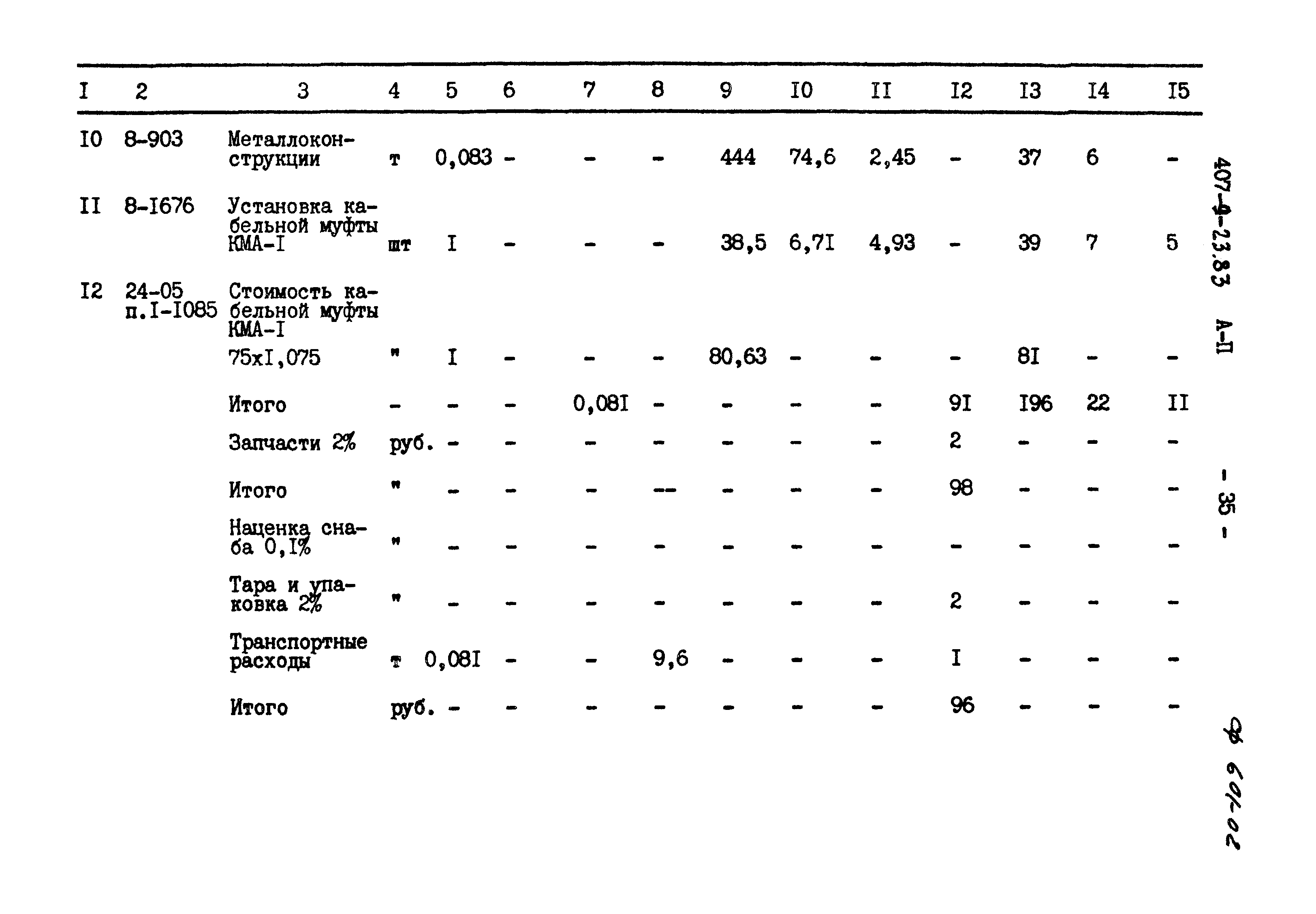 Типовой проект 407-9-23.83